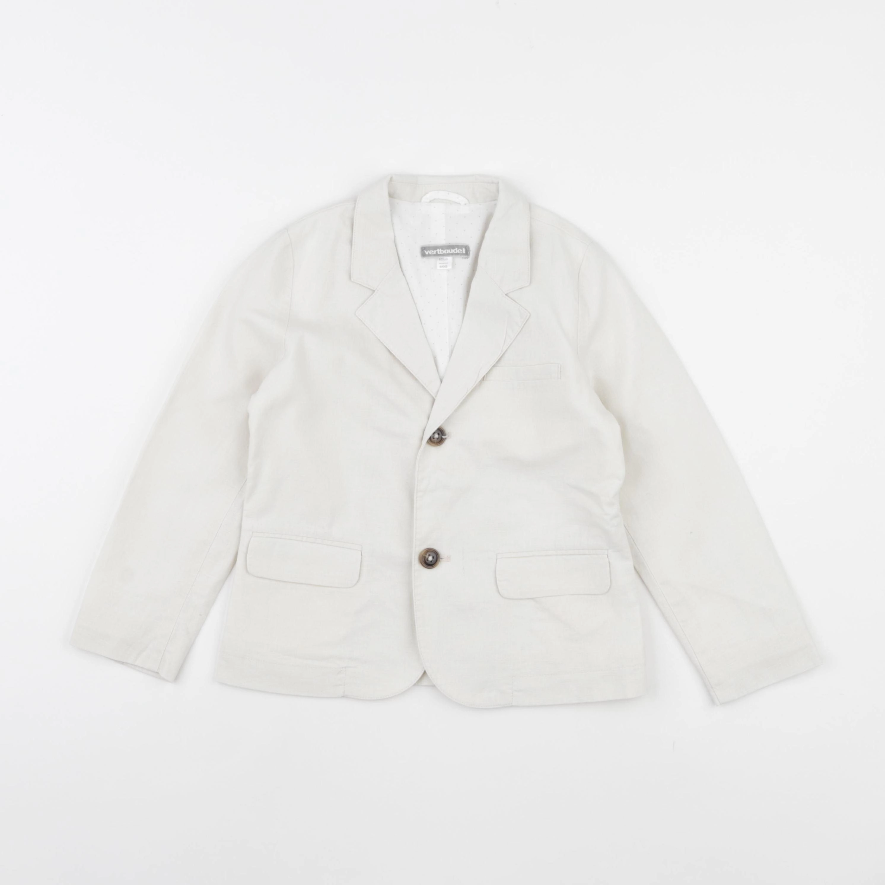 Vertbaudet - veste beige - 4 ans