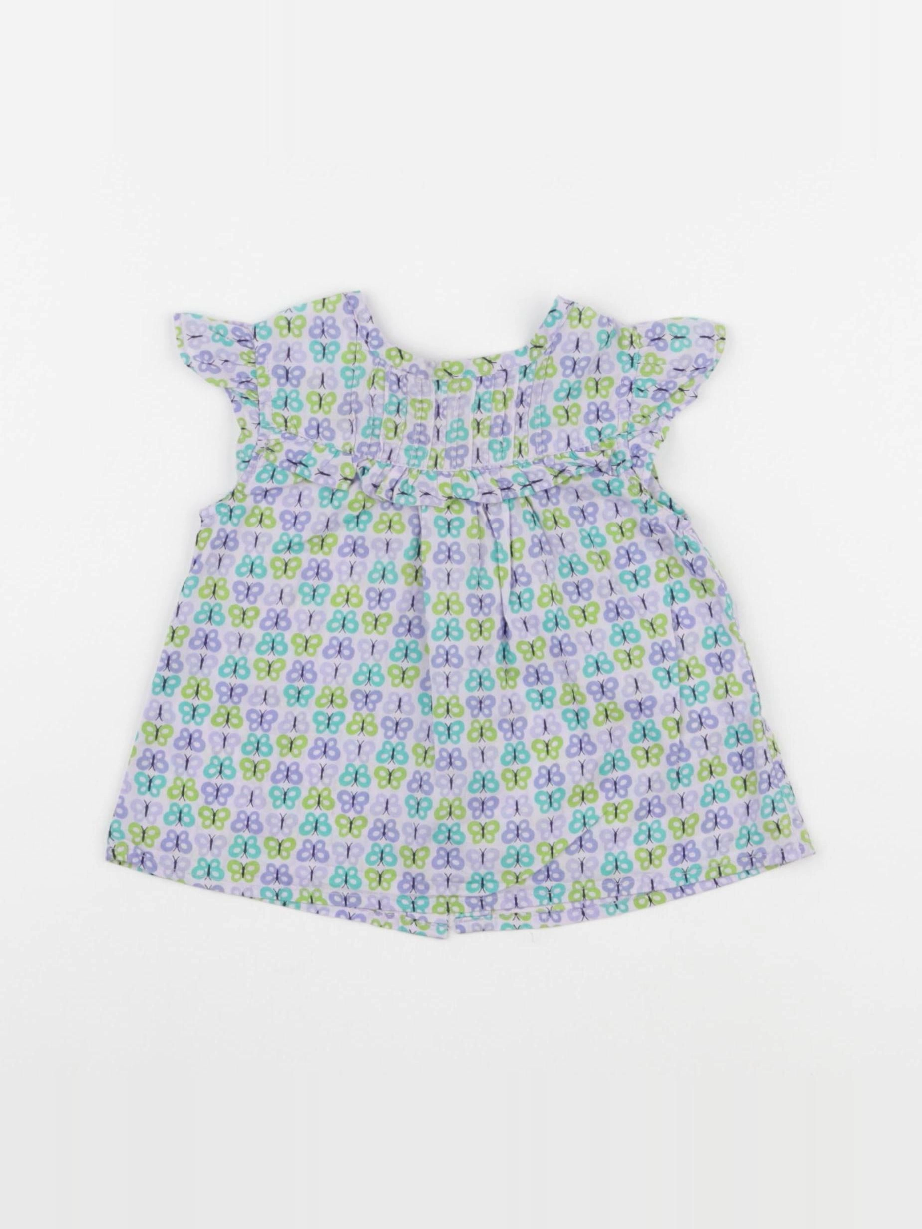 DPAM - blouse bleu - 6 mois