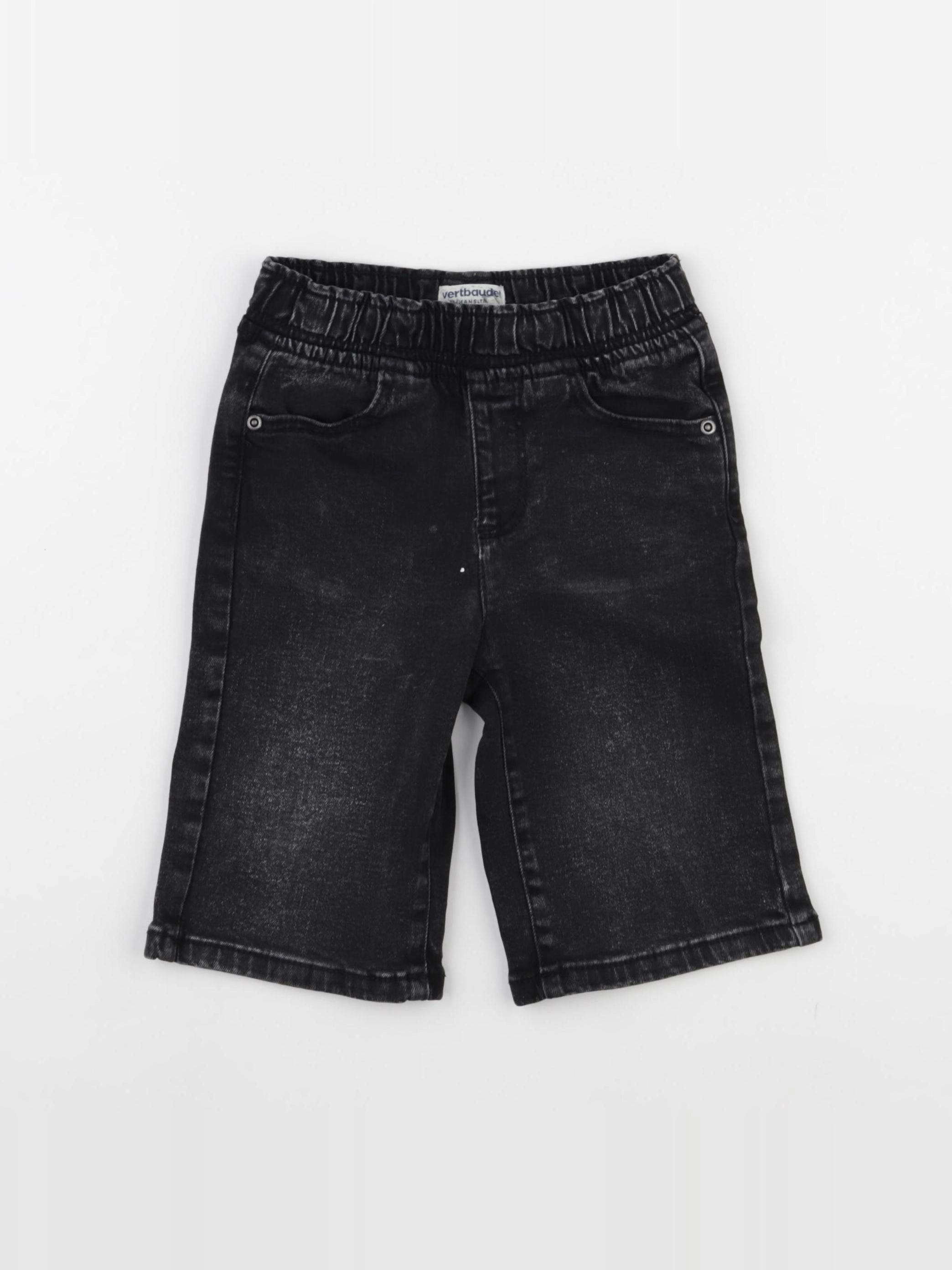 Vertbaudet - short noir - 4 ans