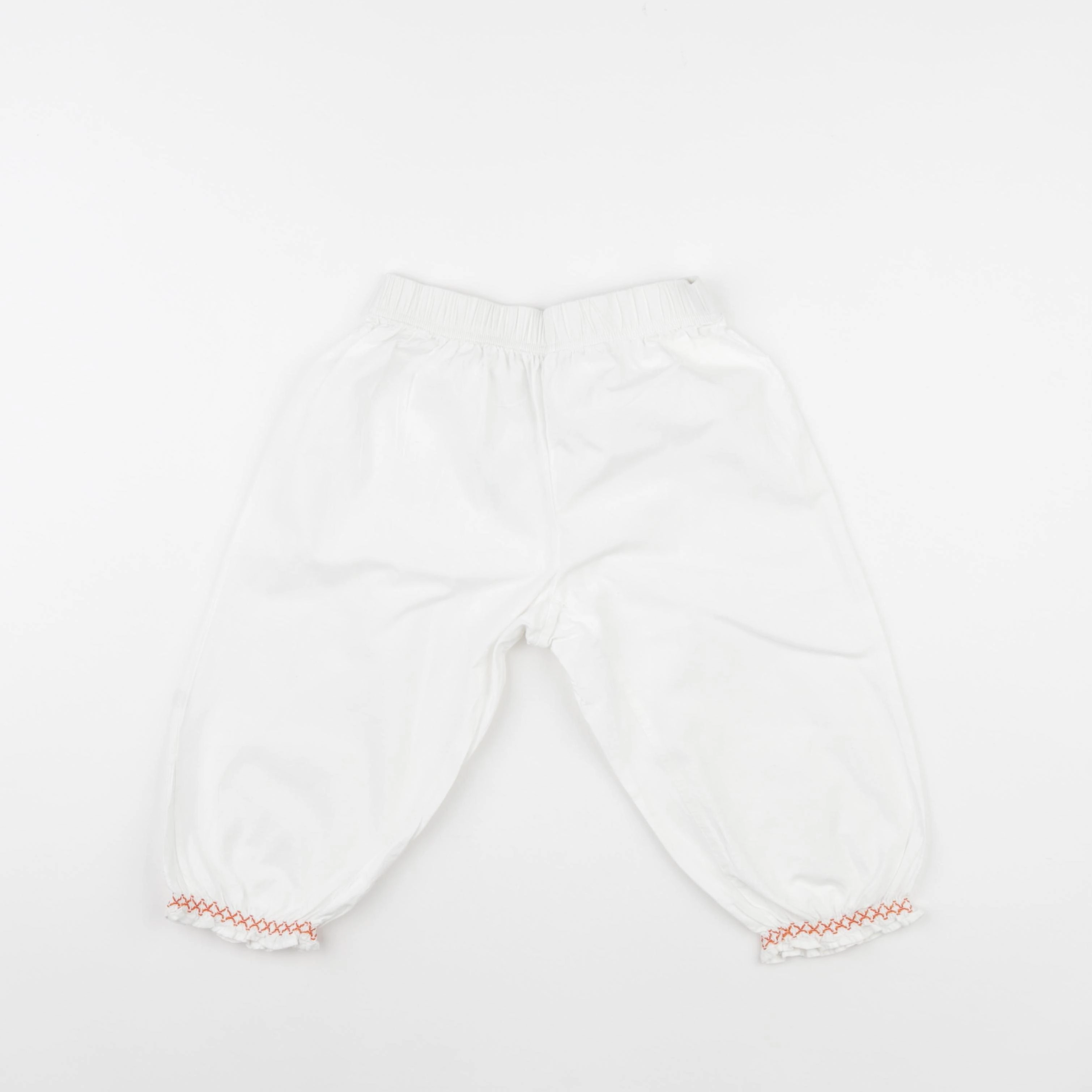 Vertbaudet - pantalon blanc - 8 ans