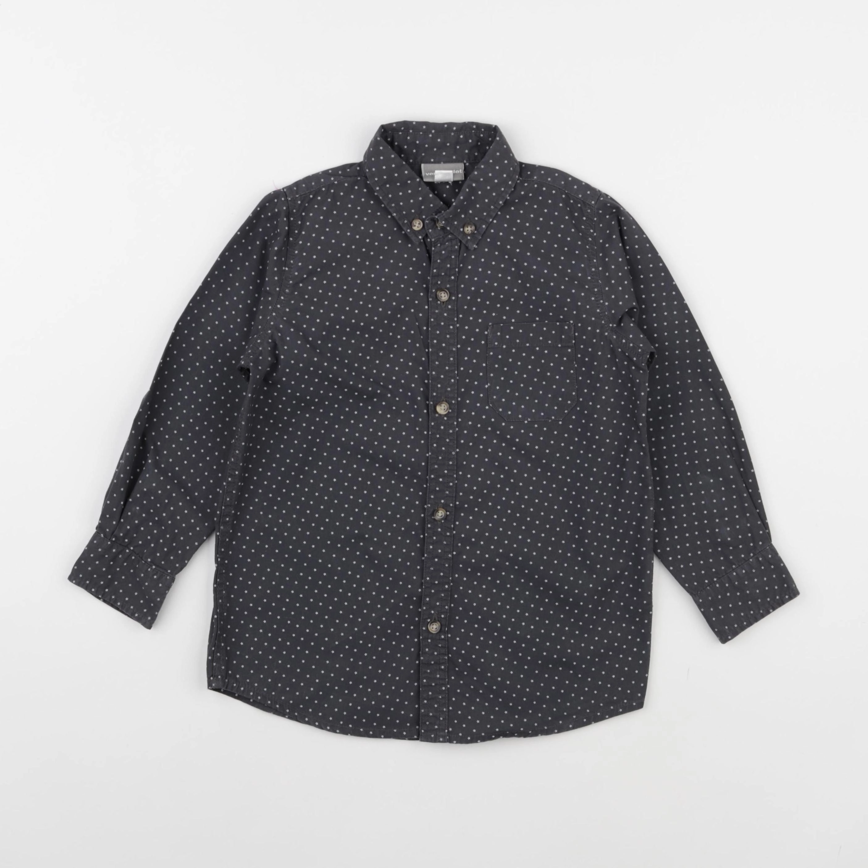 Vertbaudet - chemise gris - 5 ans