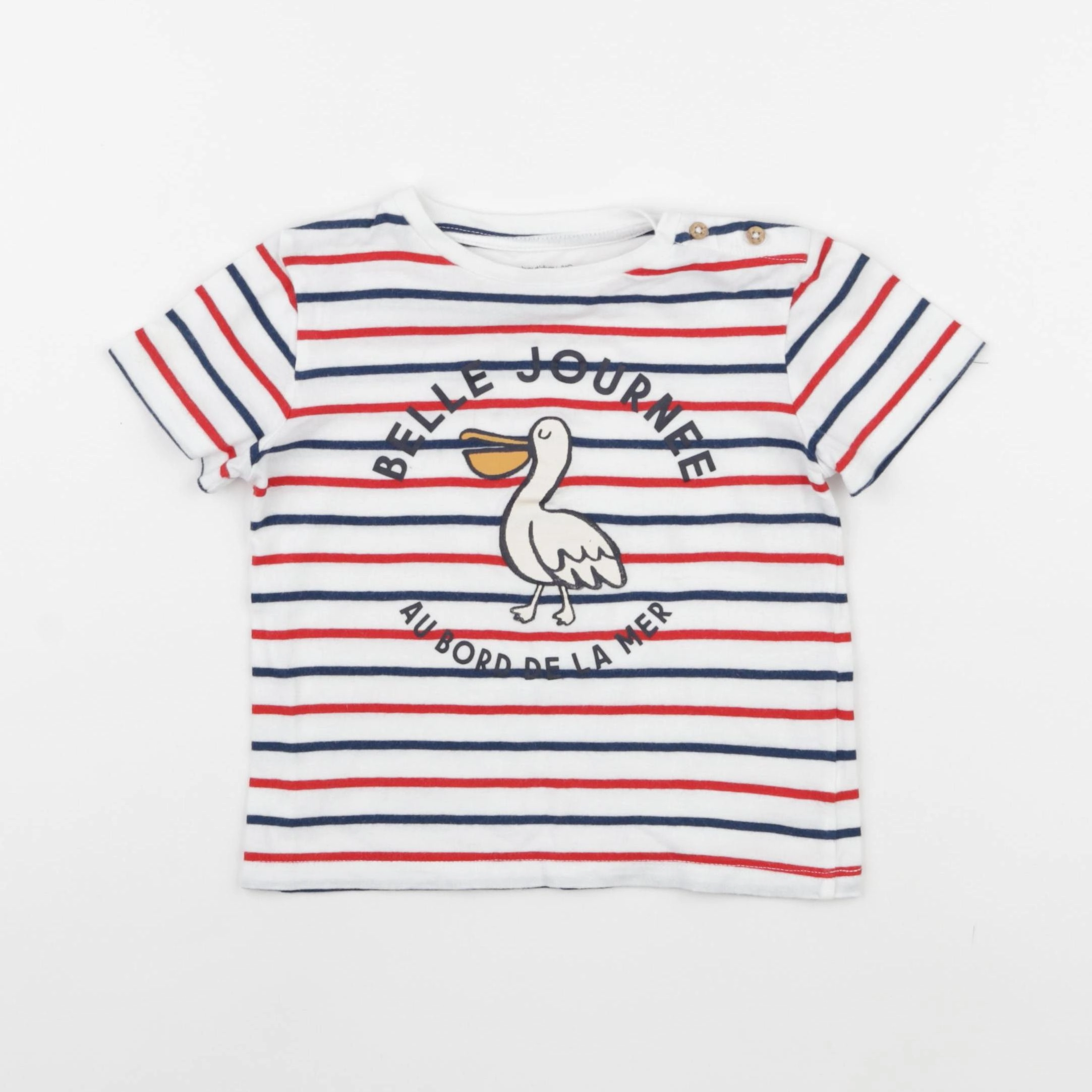 Boutchou - tee-shirt blanc - 36 mois