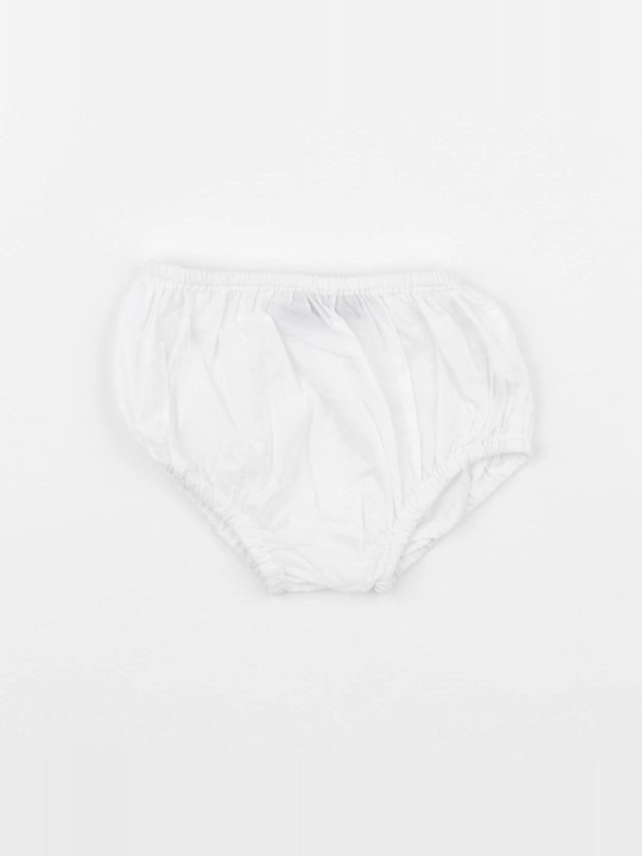 Sergent Major - bloomer blanc - 6 mois