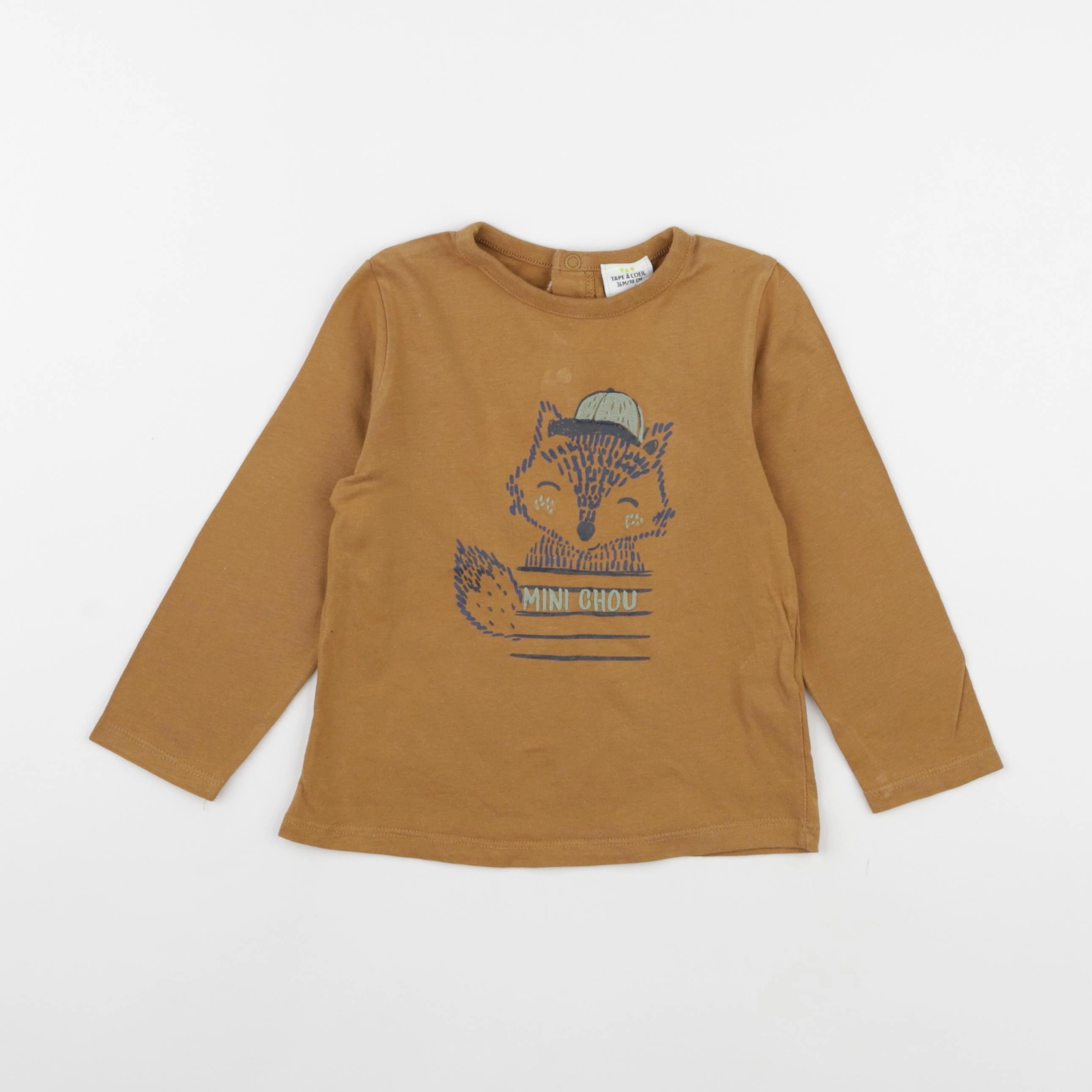 Tape à l'oeil - tee-shirt marron - 36 mois