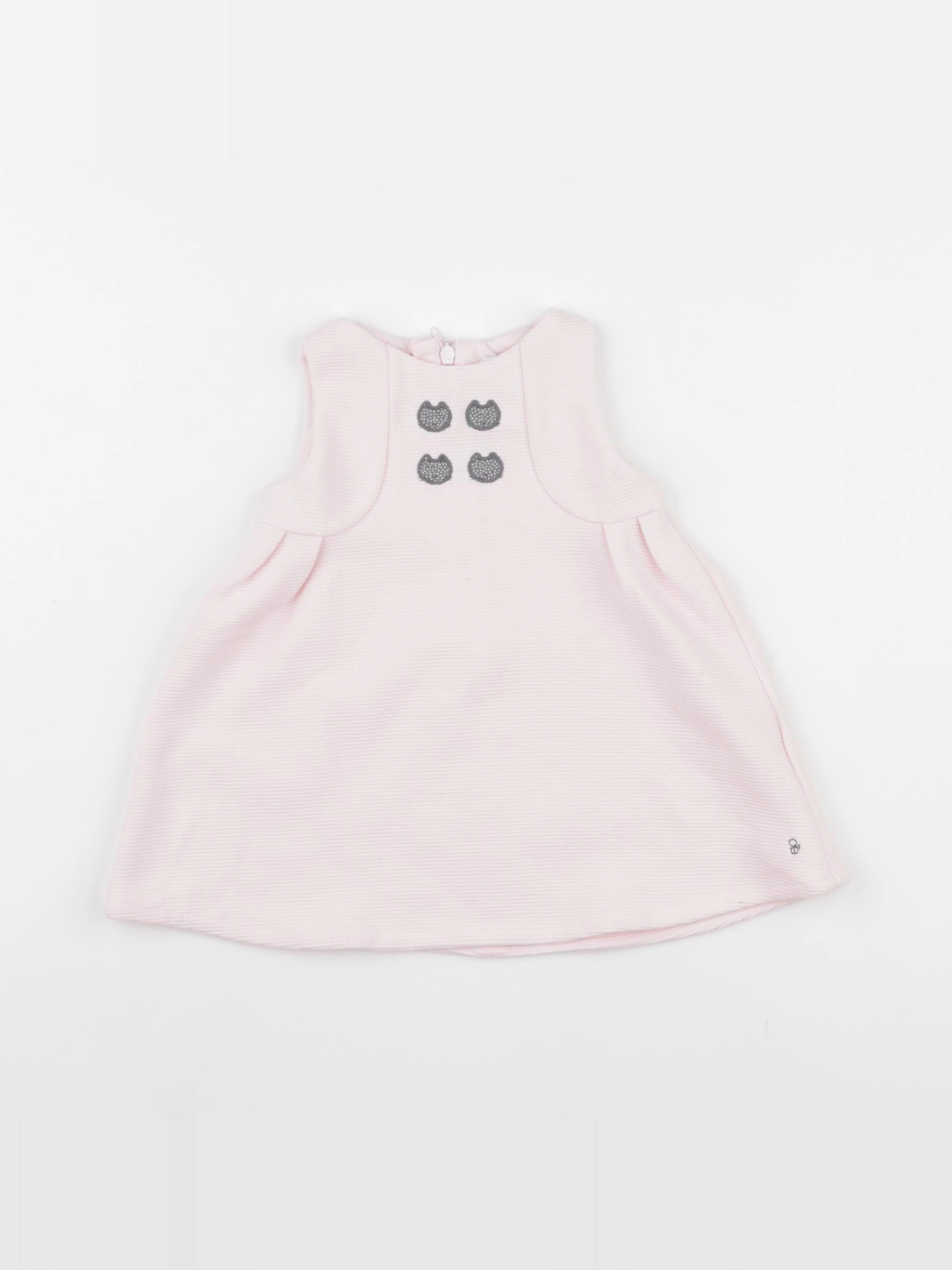 Obaïbi - robe rose - 6 mois
