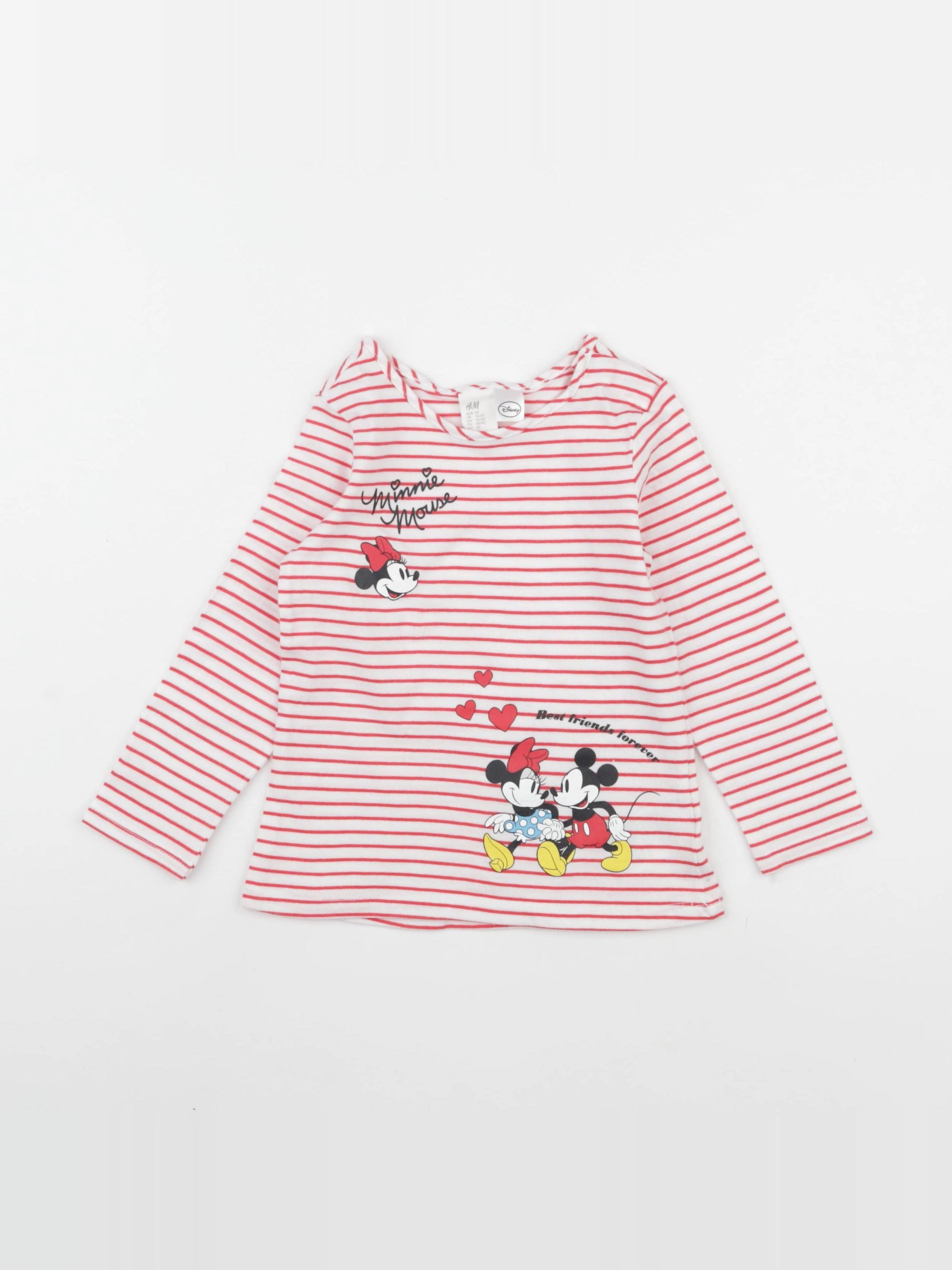 H&M - tee-shirt rose - 18/24 mois