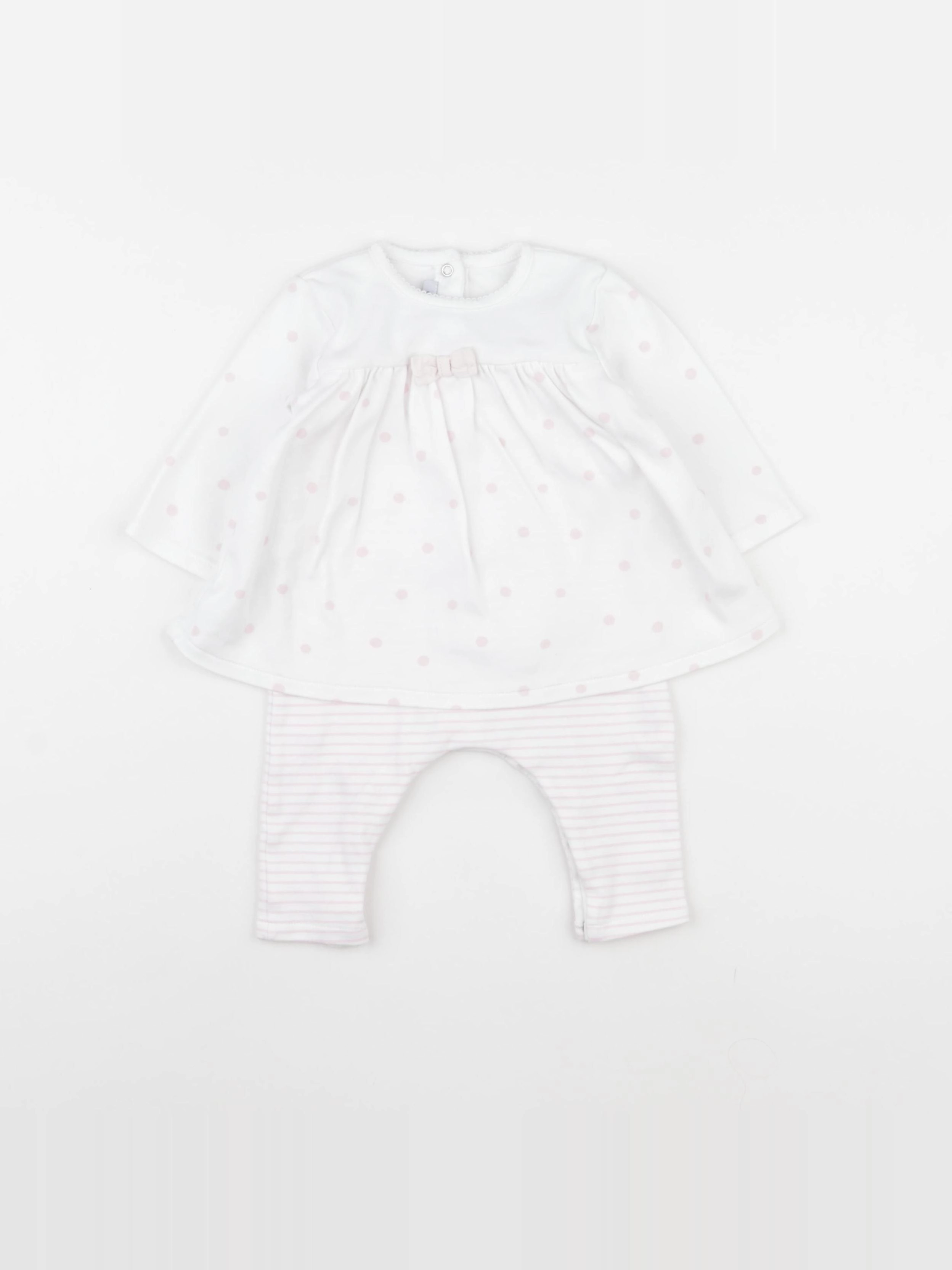 Absorba - pyjama coton blanc - 6 mois