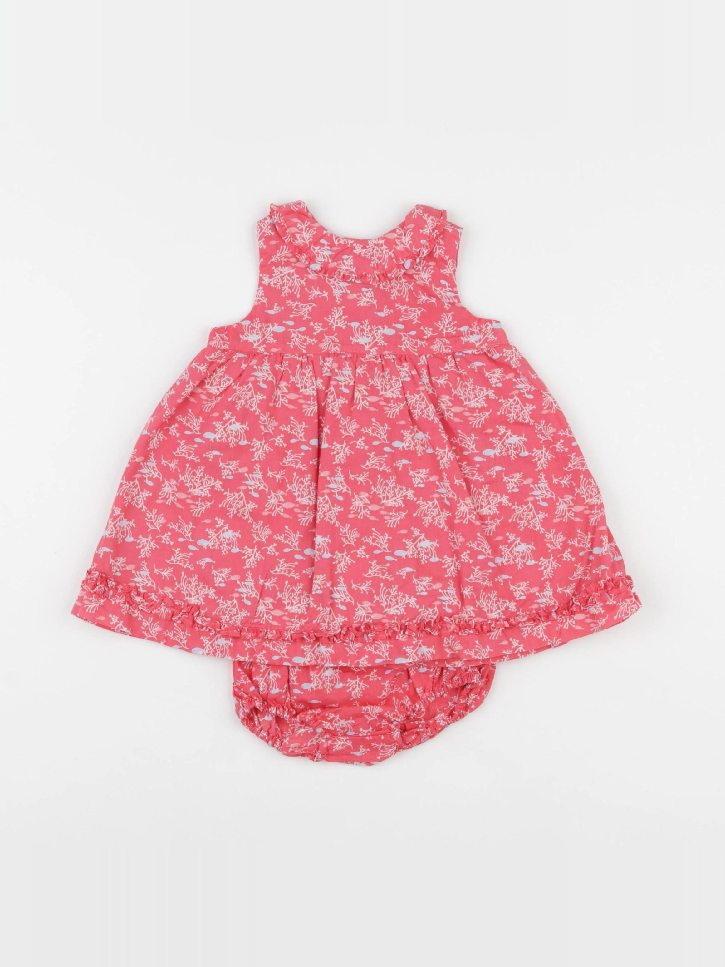 Sergent Major - robe rose - 6 mois