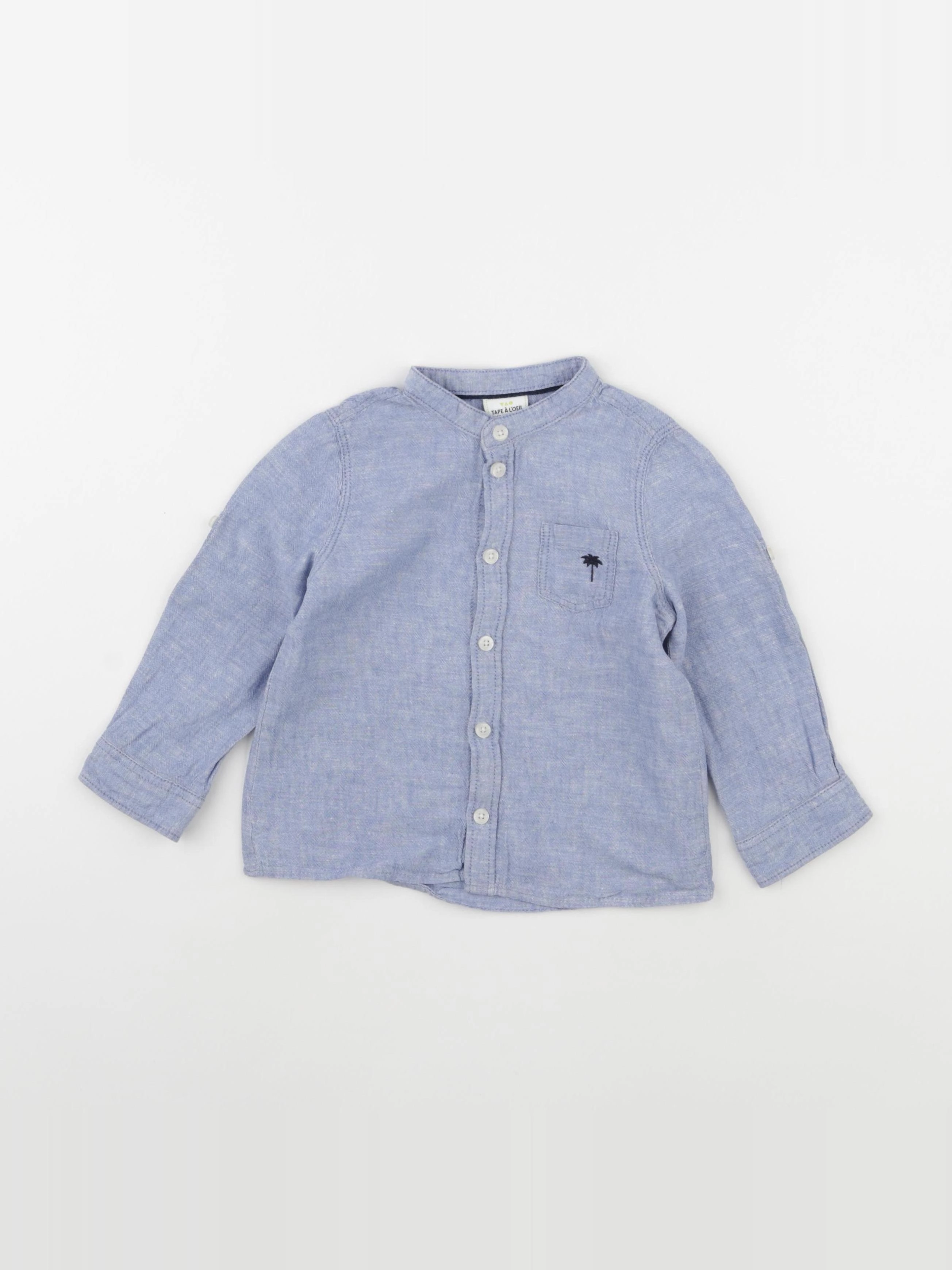 Tape à l'oeil - chemise bleu - 24 mois
