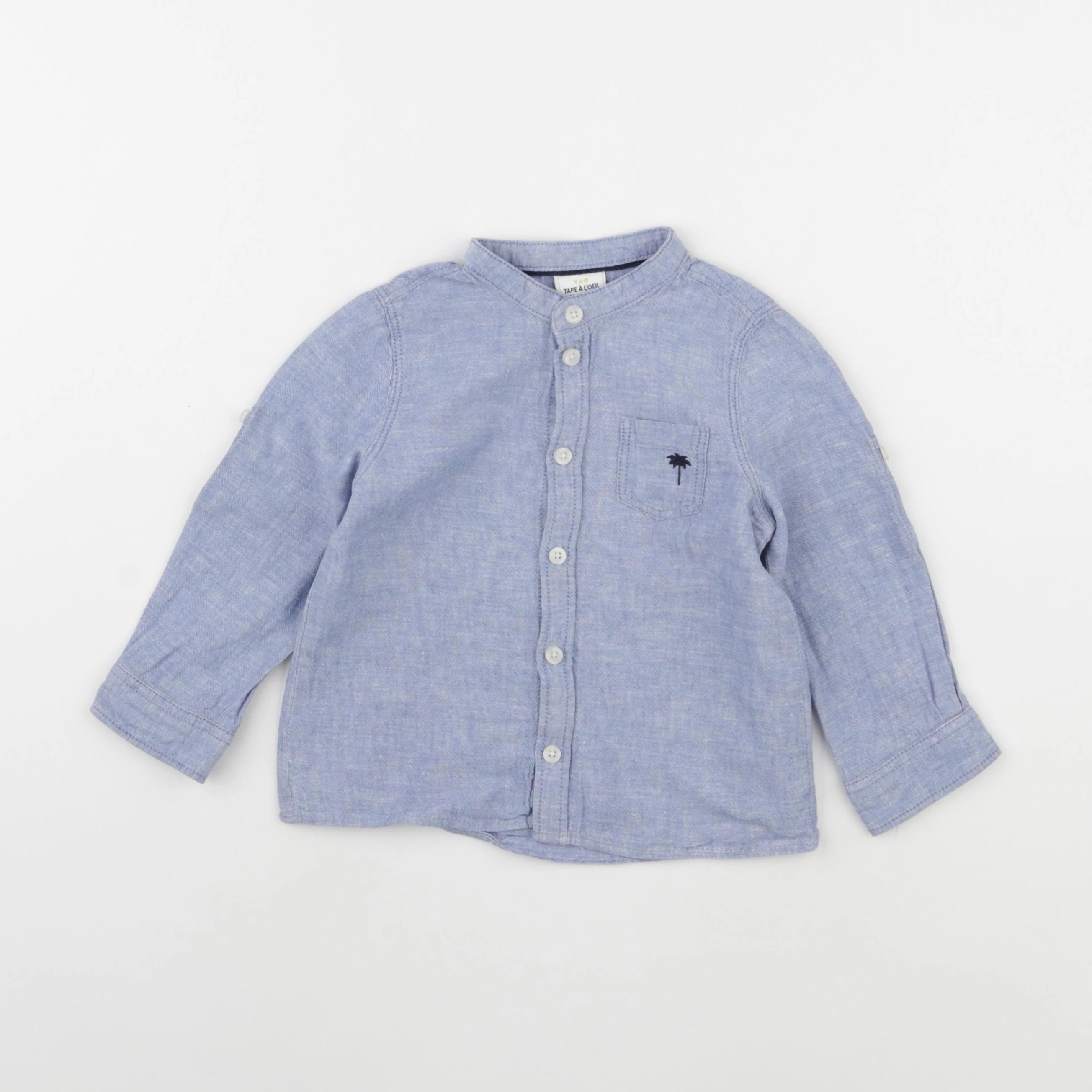 Tape à l'oeil - chemise bleu - 24 mois