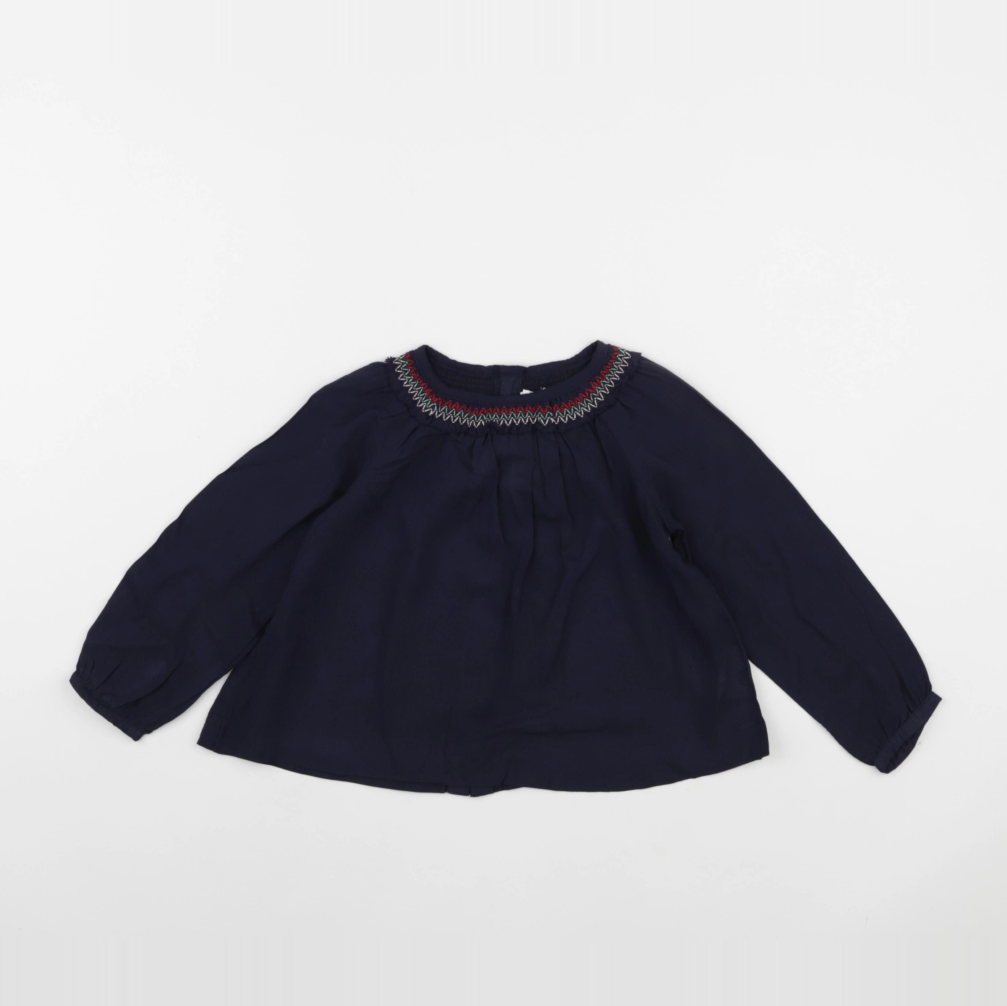 Natalys - blouse bleu - 24 mois