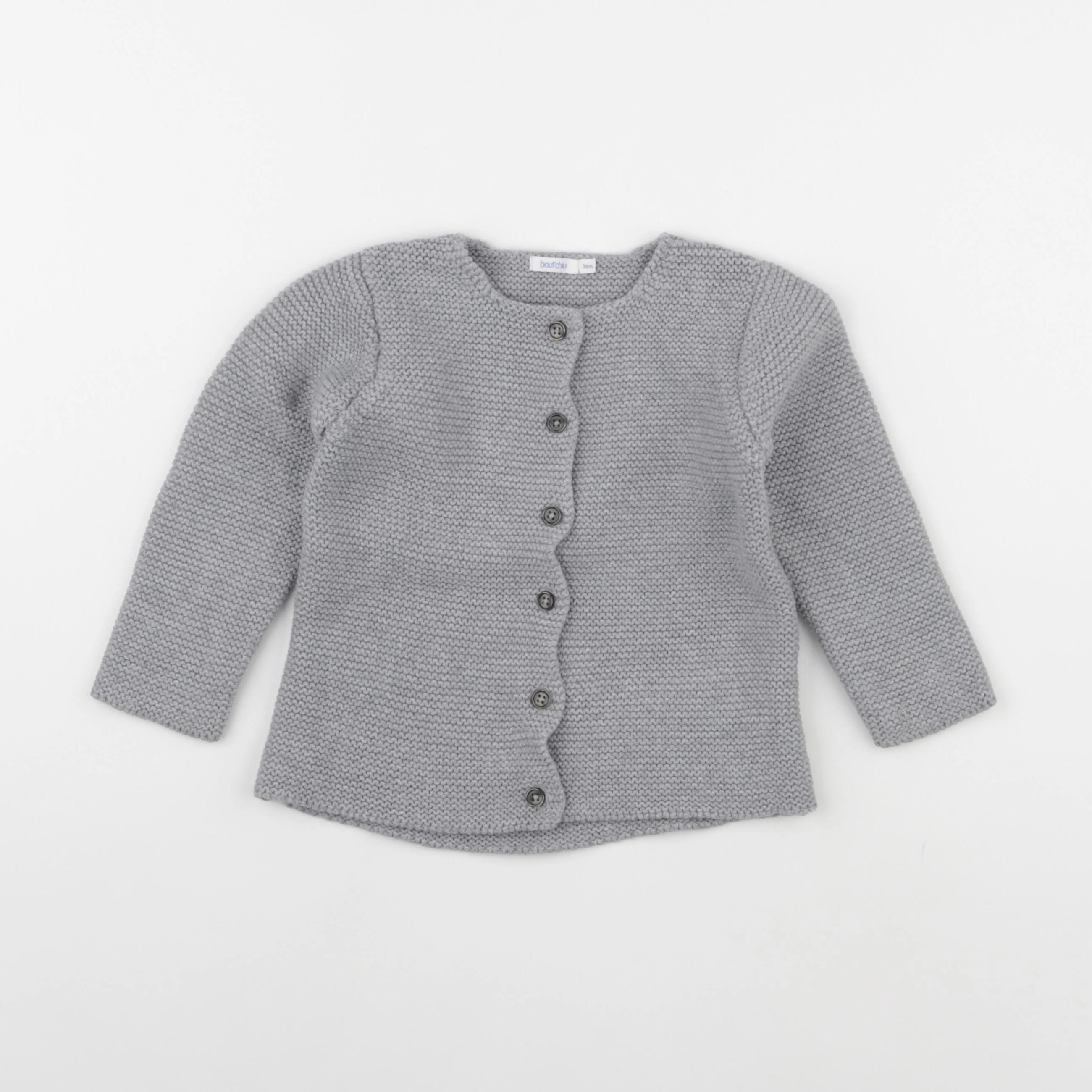 Boutchou - gilet gris - 36 mois