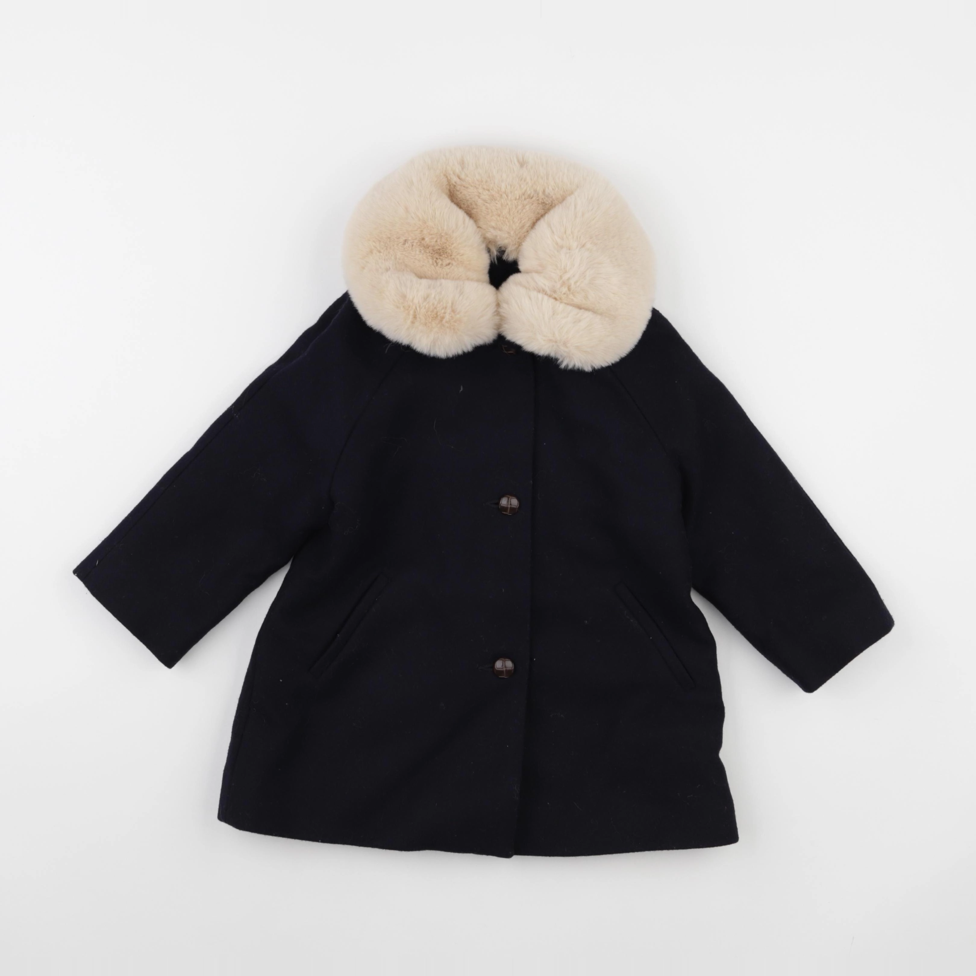 Monoprix - manteau bleu - 3 ans