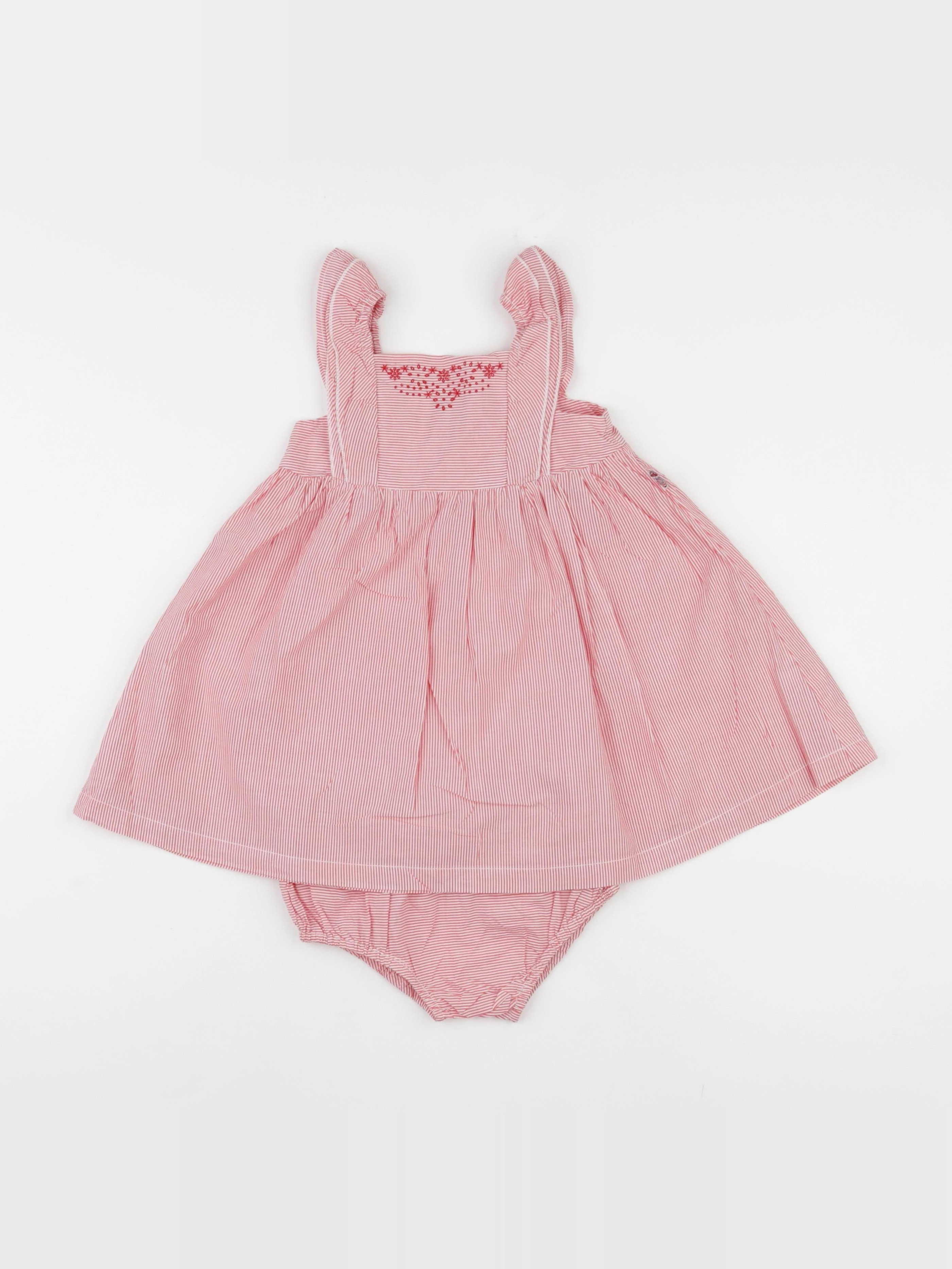 Sergent Major - robe rose - 12 mois