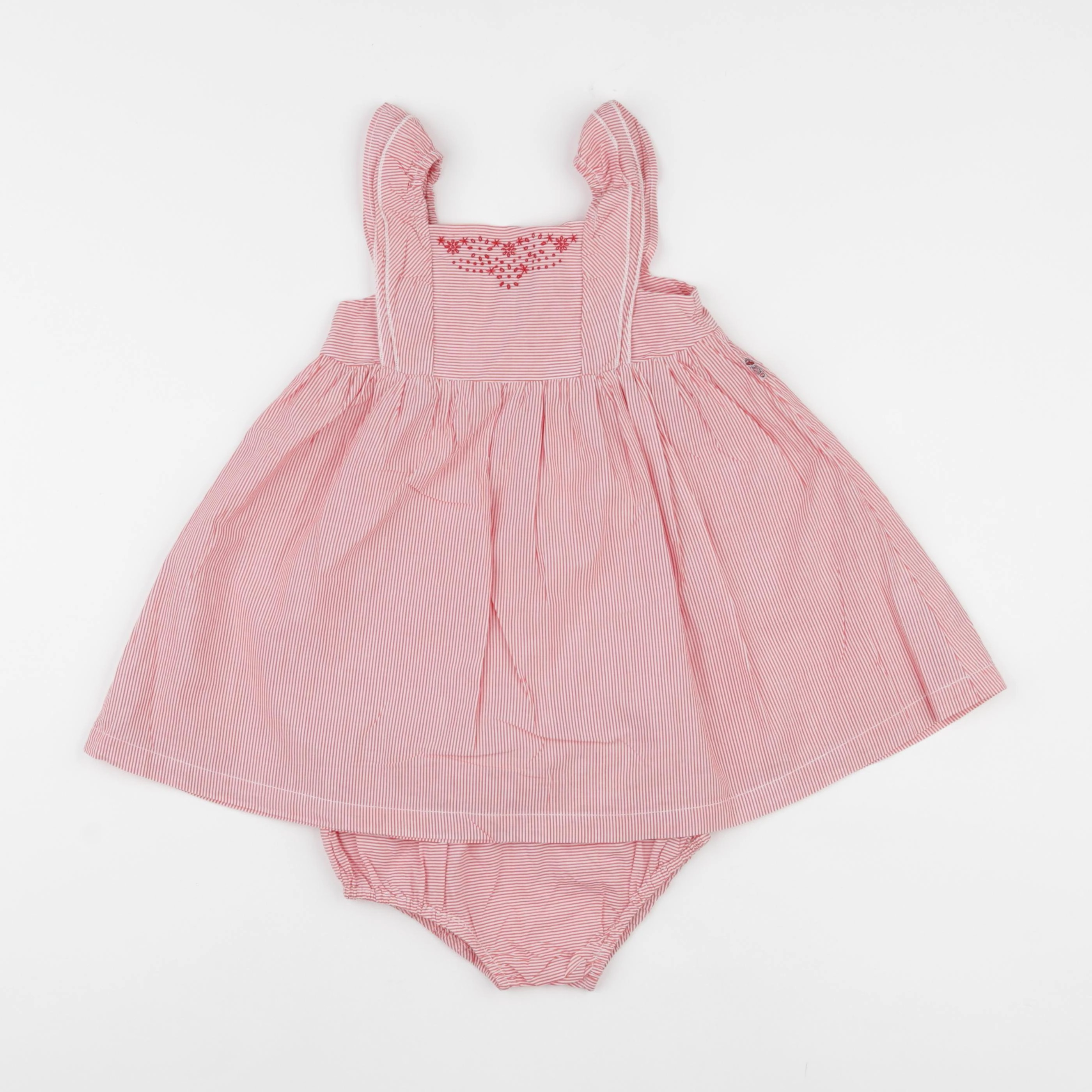 Sergent Major - robe rose - 12 mois