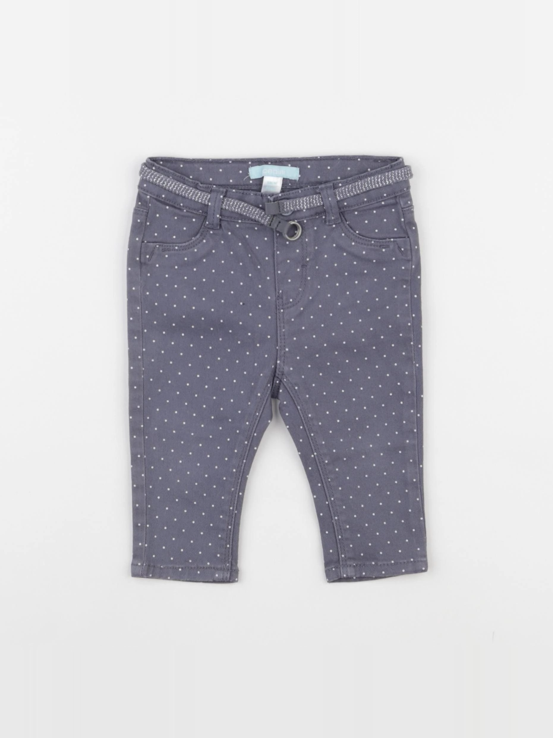 Obaïbi - pantalon gris - 6 mois