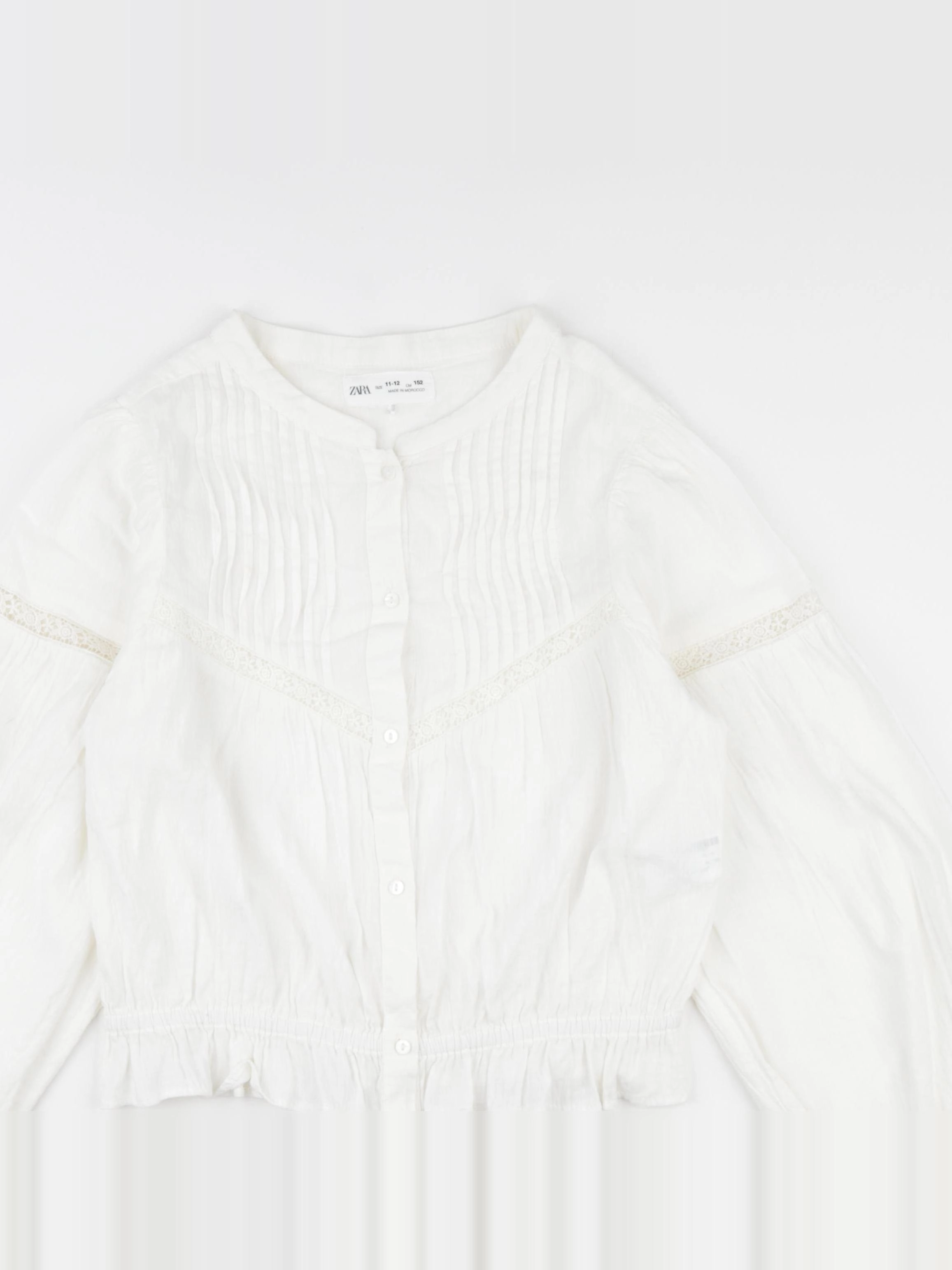 Zara - blouse blanc - 11/12 ans