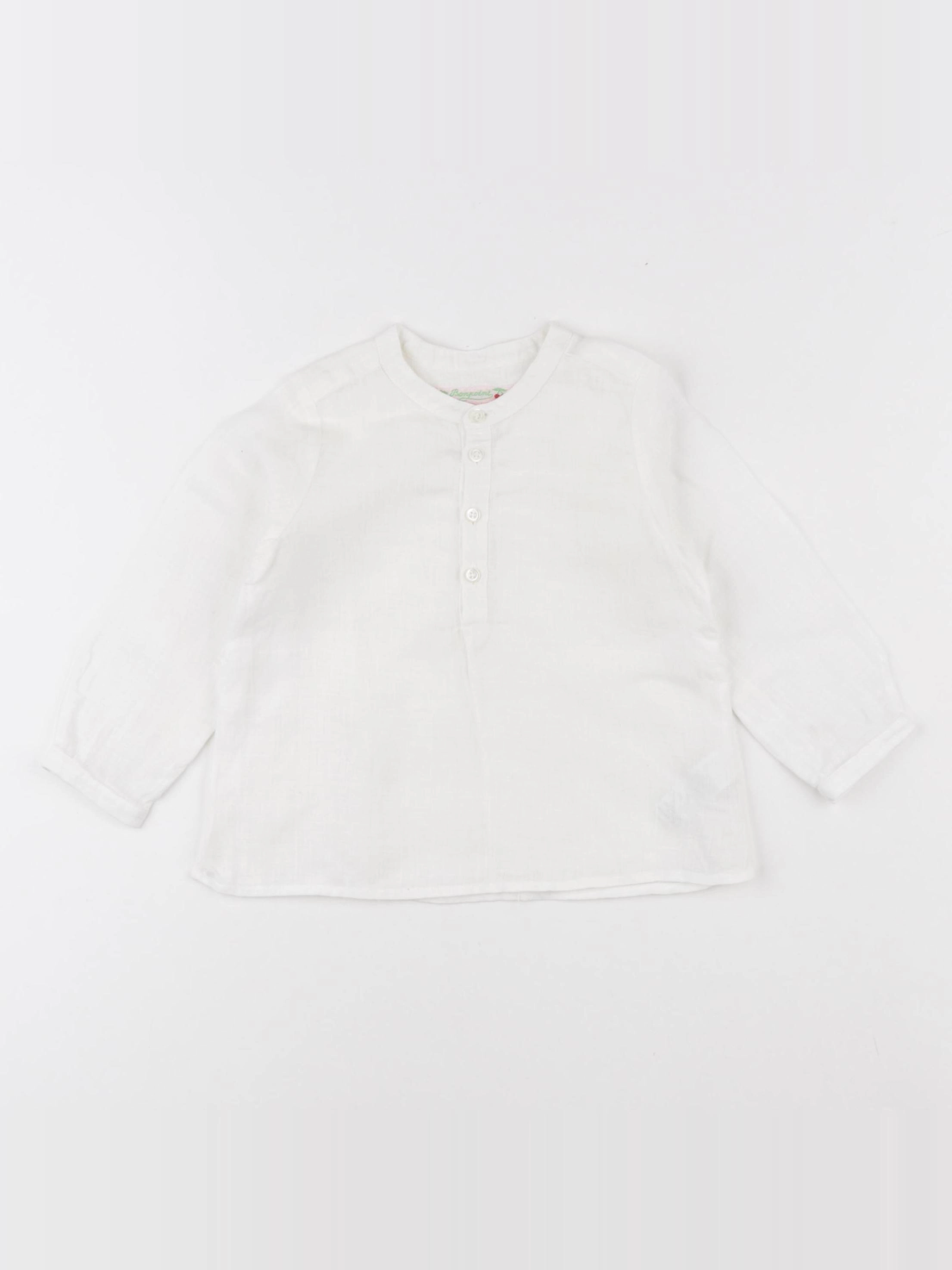 Bonpoint - chemise beige - 12 mois