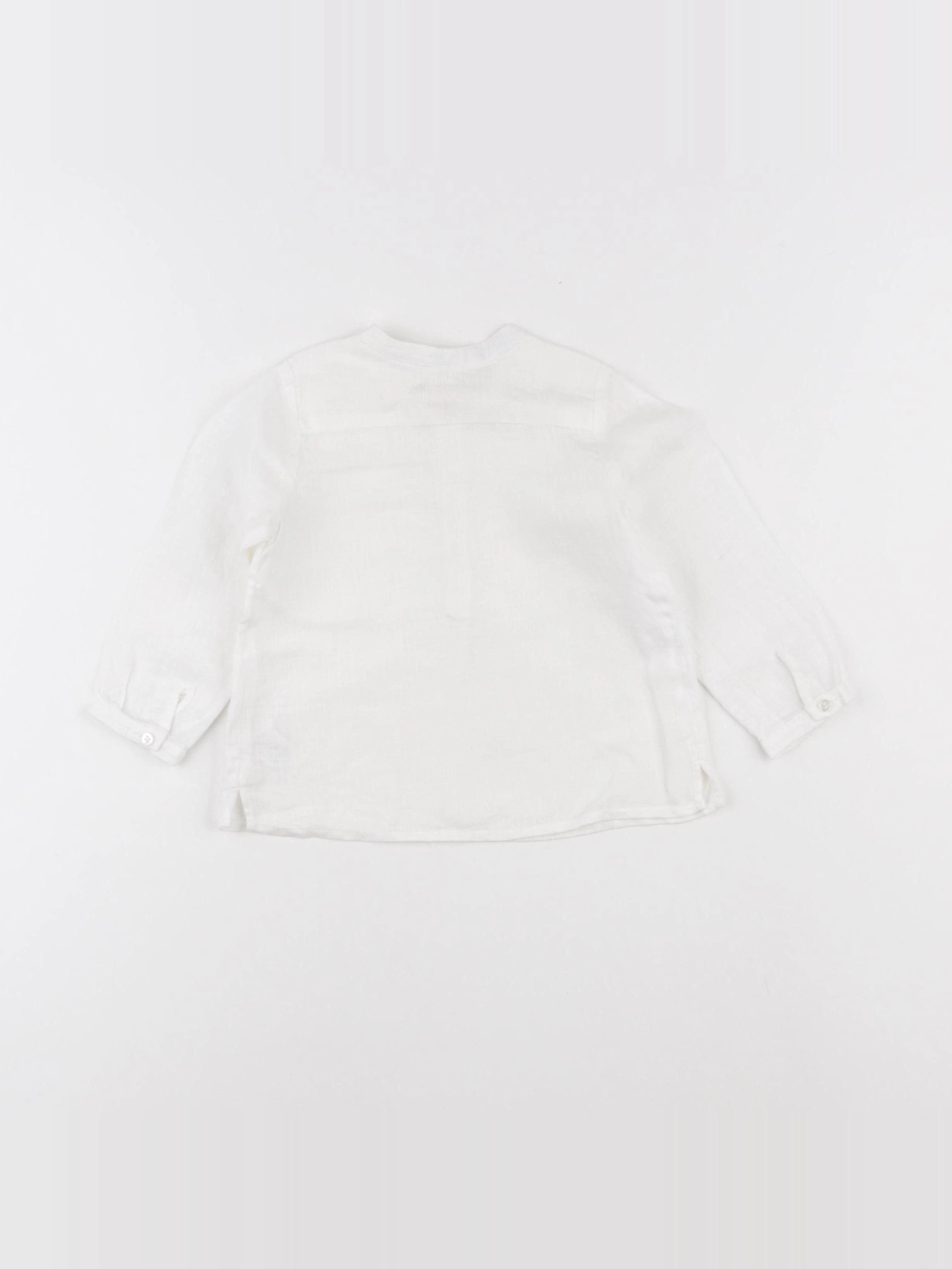 Bonpoint - chemise beige - 12 mois