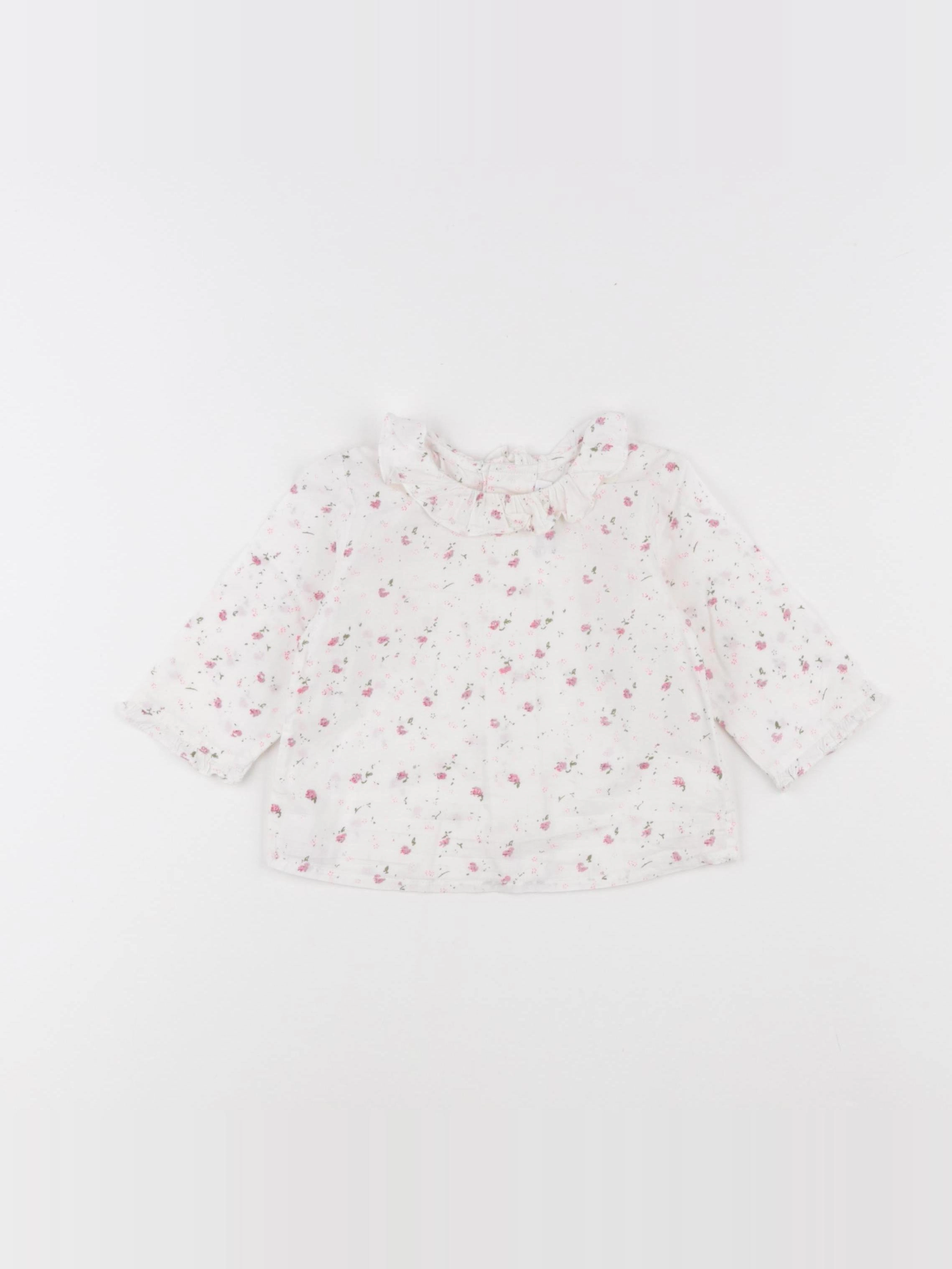 Bonpoint - blouse blanc - 6 mois