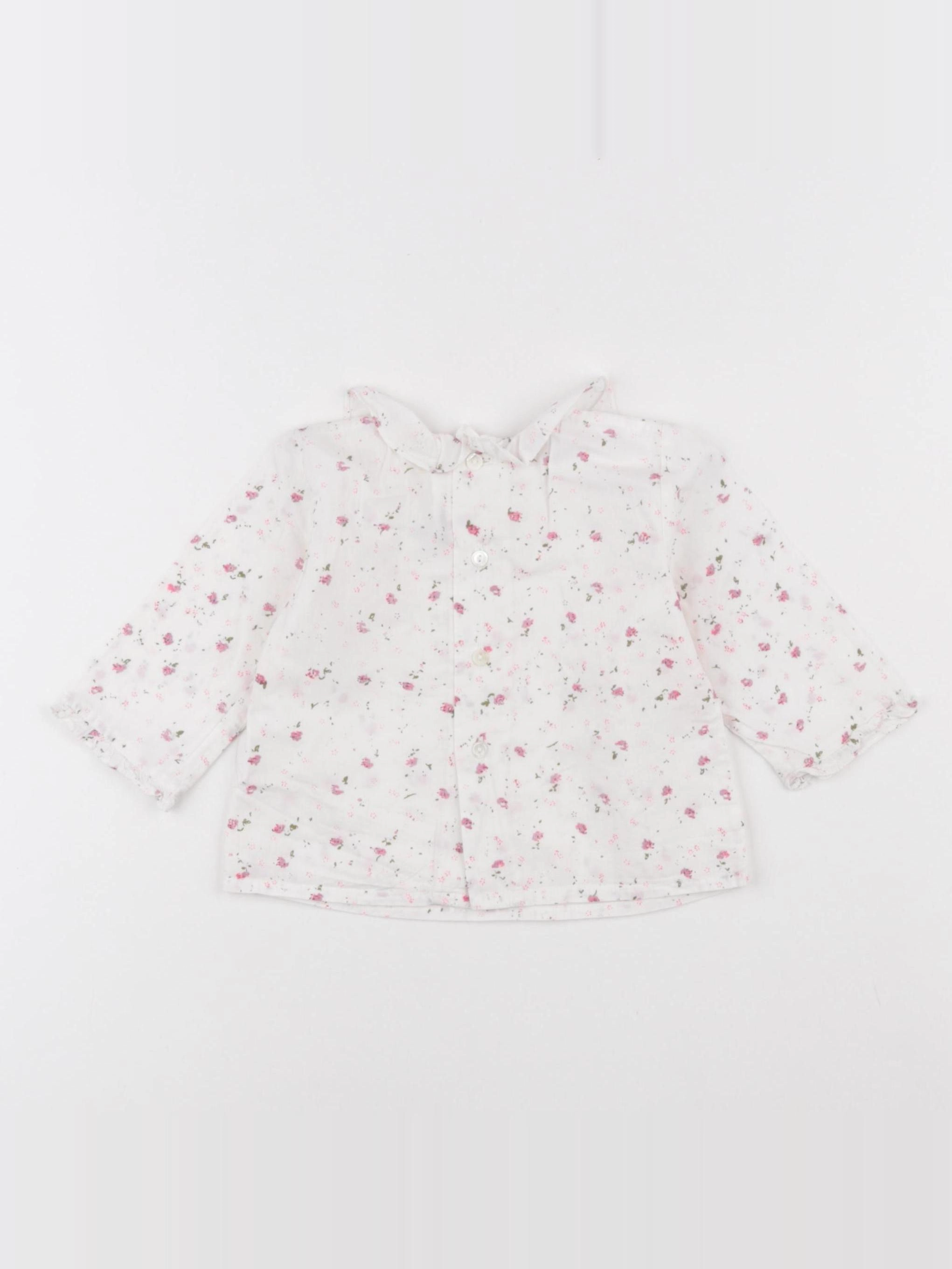 Bonpoint - blouse blanc - 6 mois