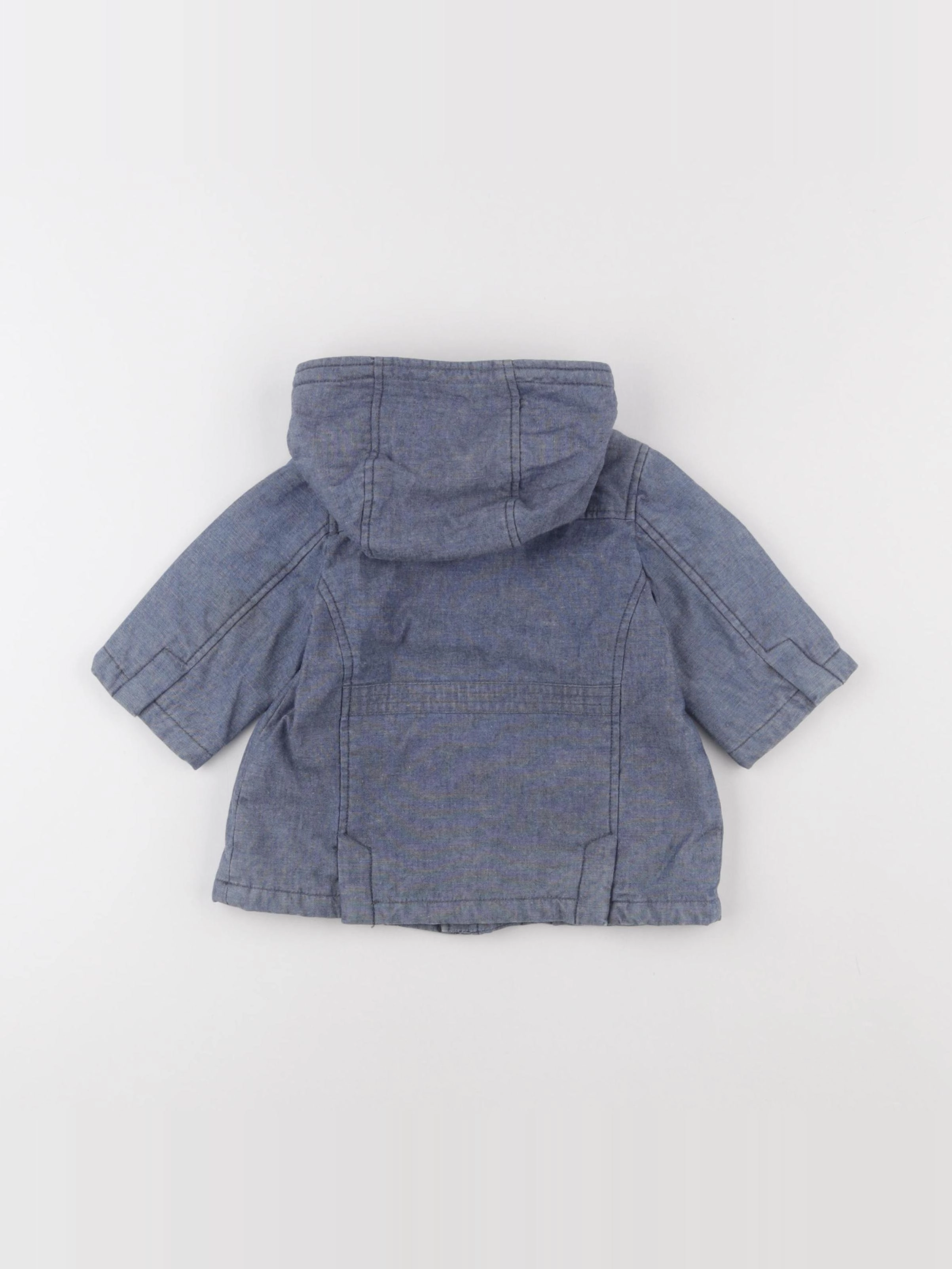 Bonpoint - parka bleu - 6 mois