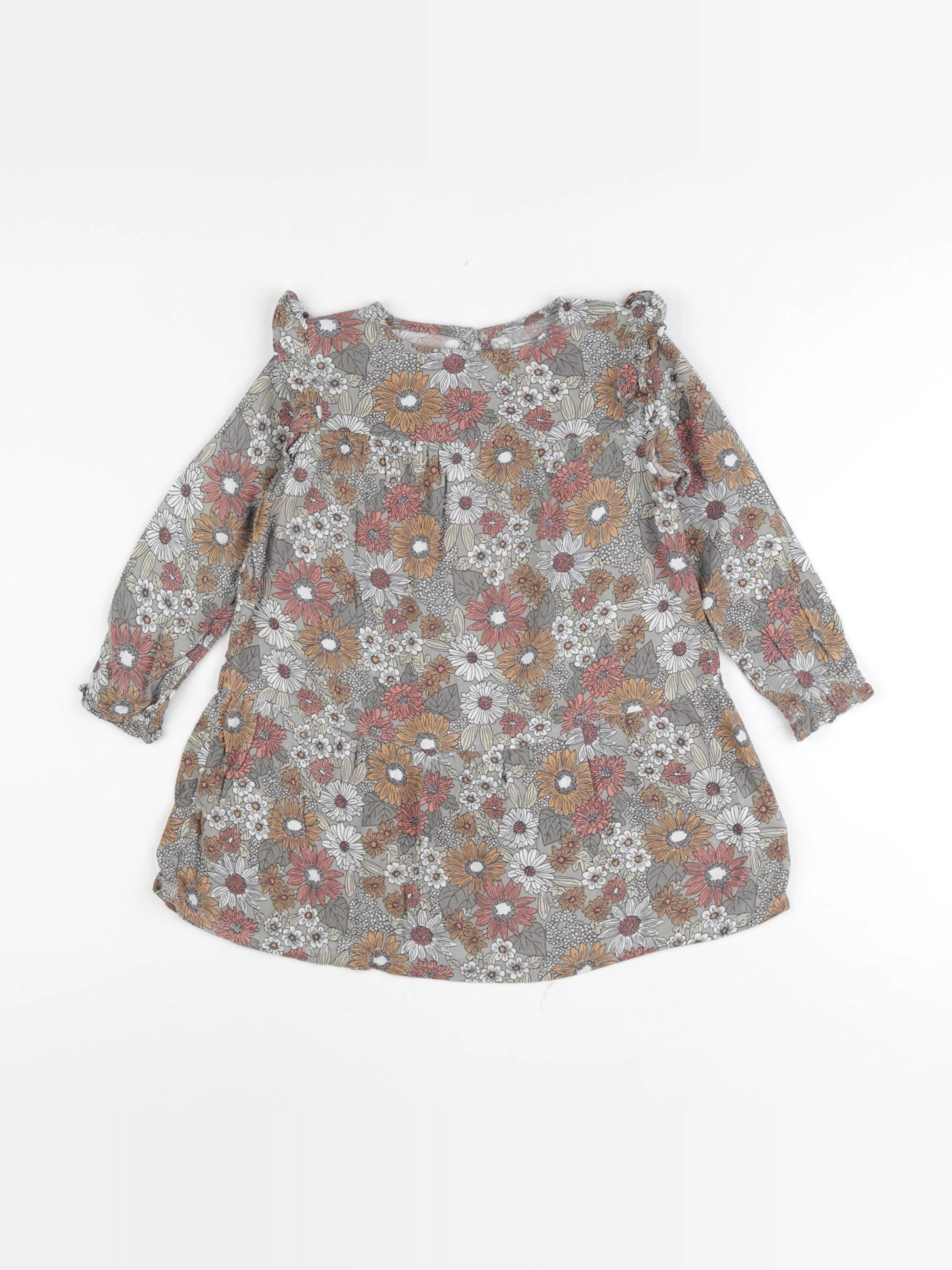 Vertbaudet - robe multicolore - 3 ans