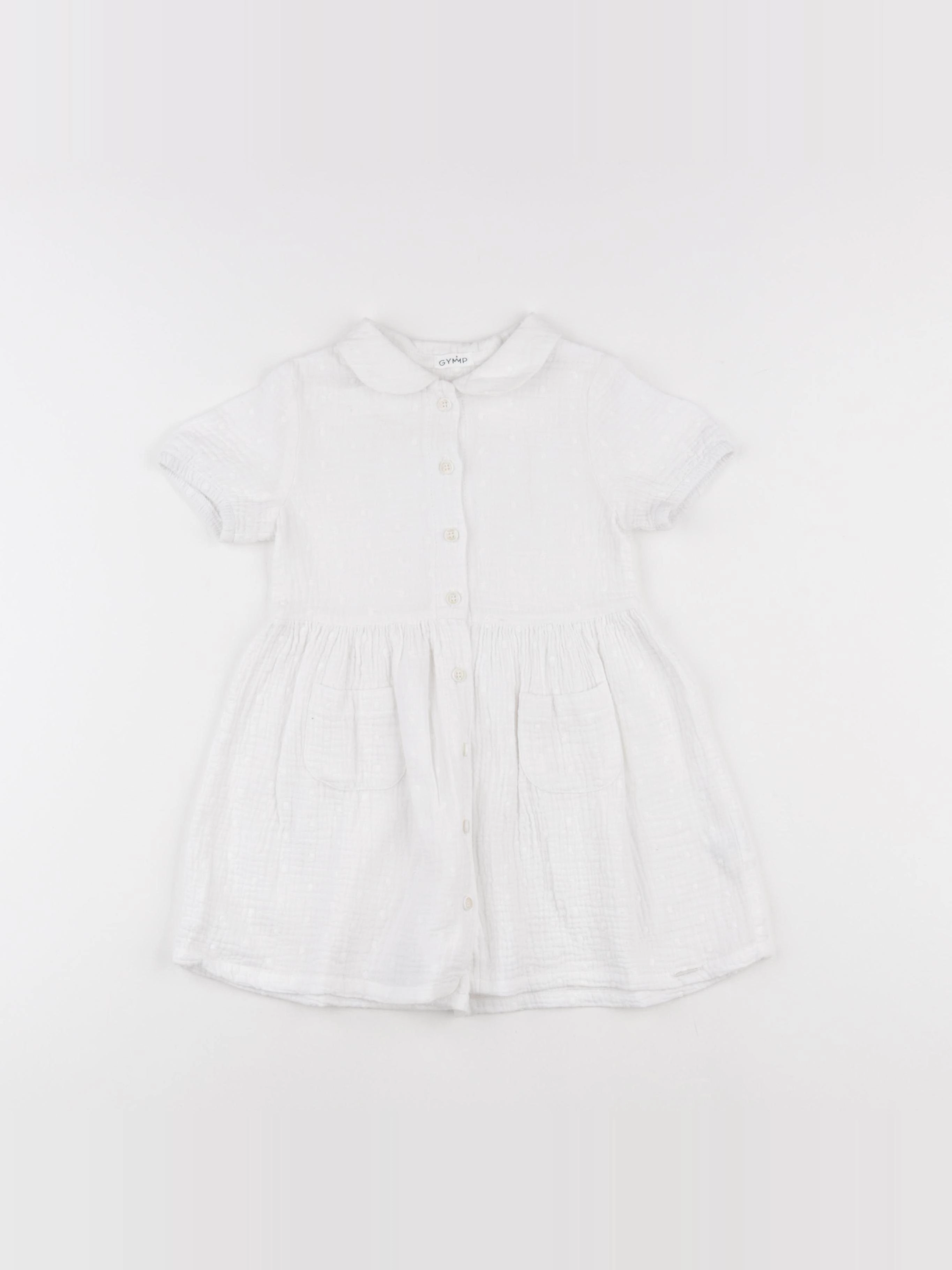 Gymp - robe blanc - 24/36 mois