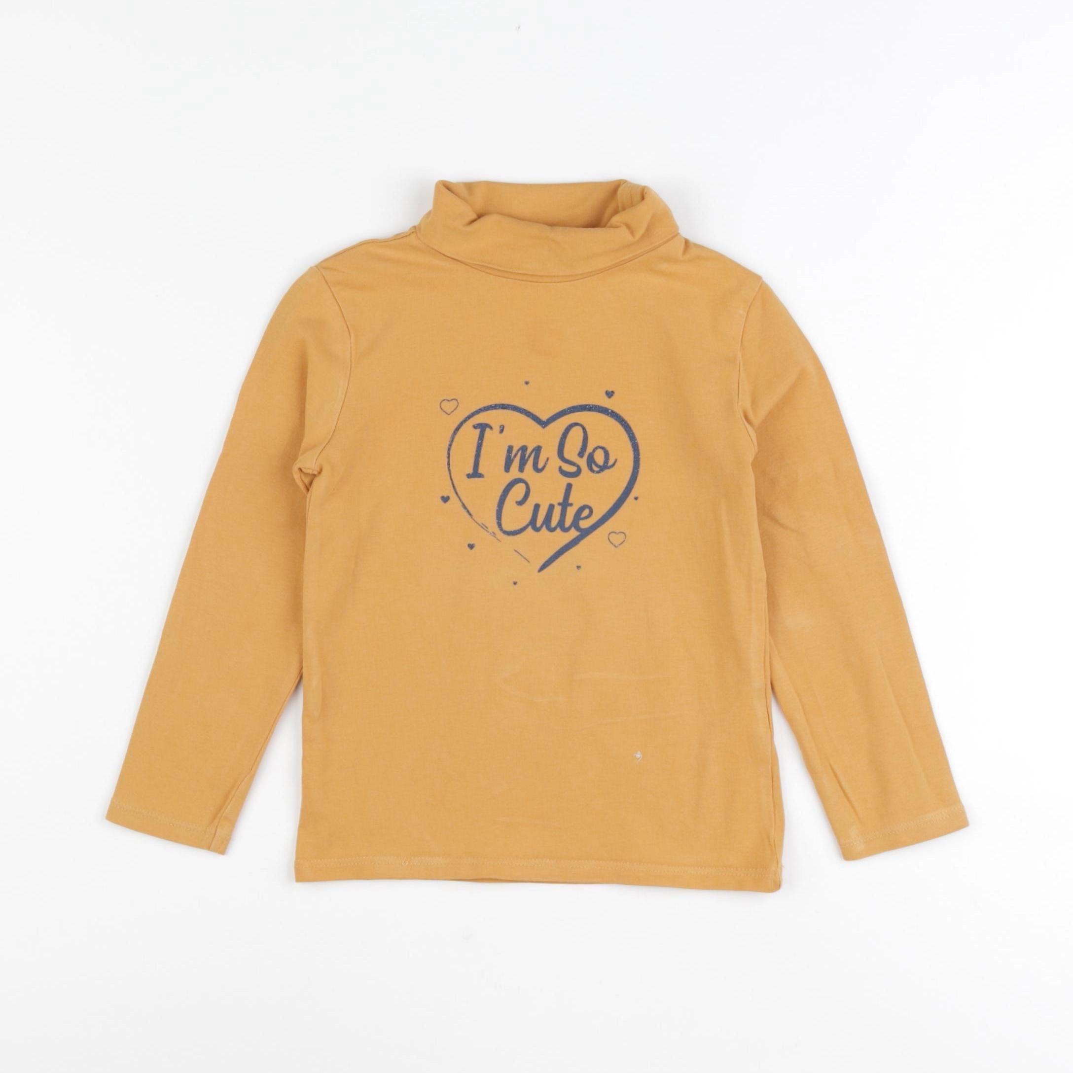 Vertbaudet - sous-pull jaune - 3 ans