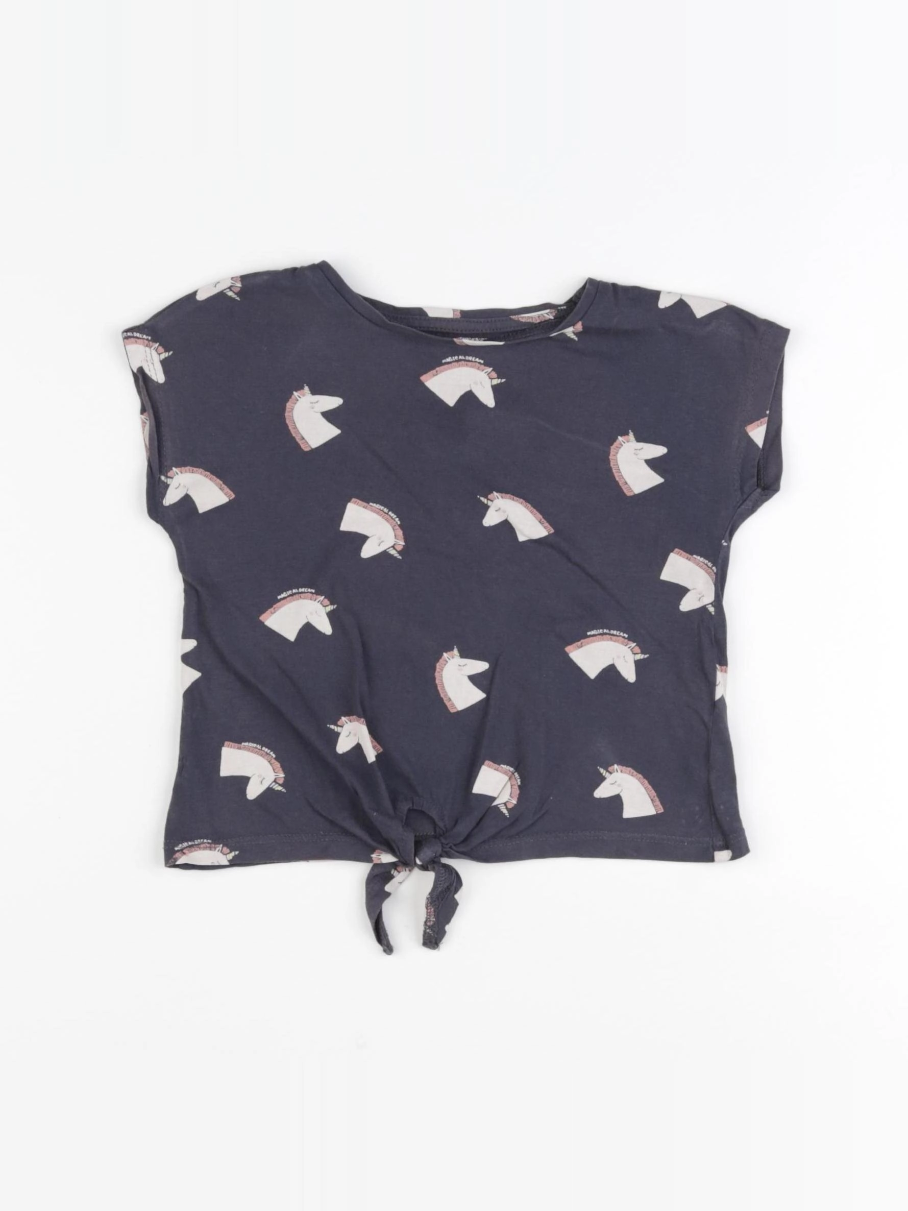Vertbaudet - tee-shirt gris - 2 ans