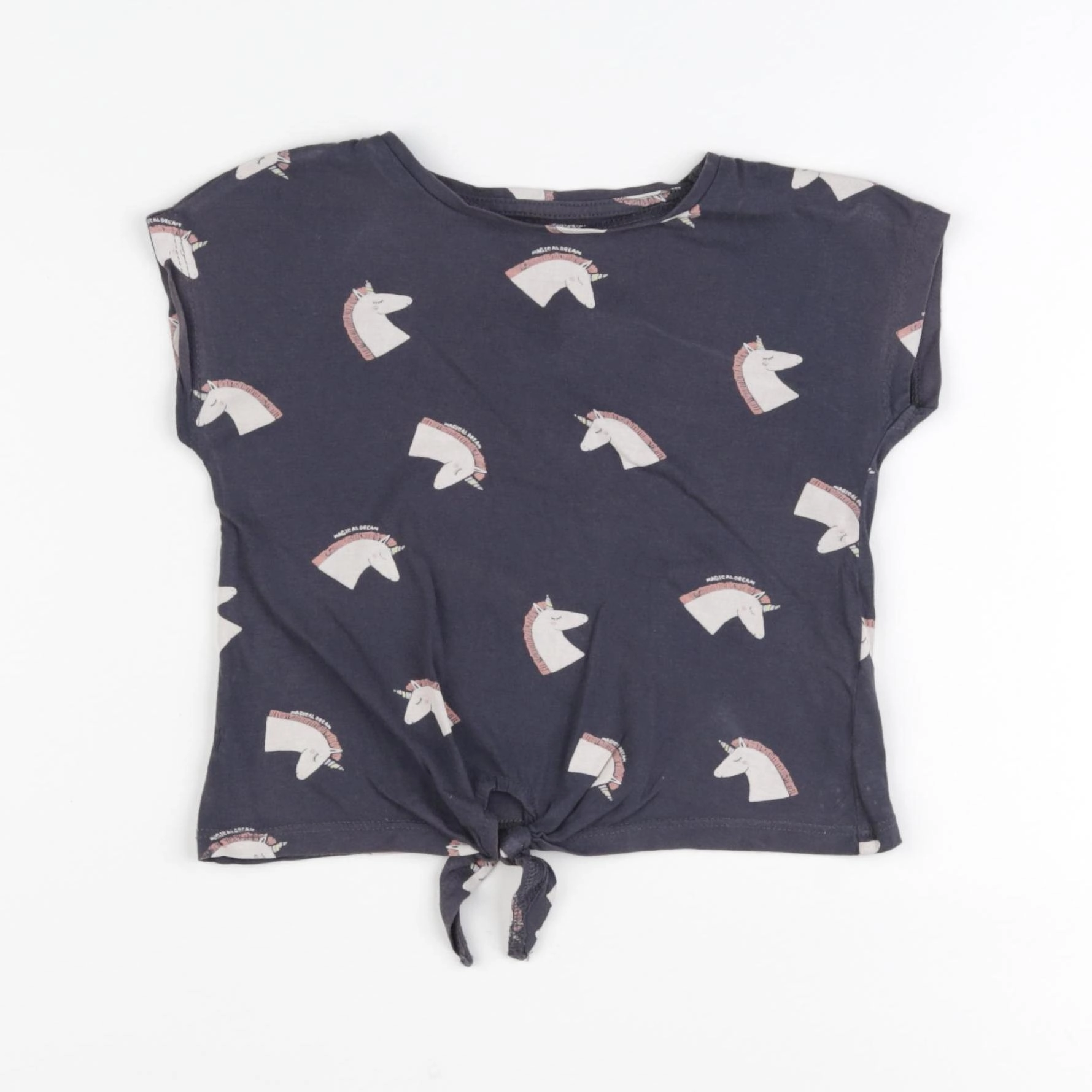 Vertbaudet - tee-shirt gris - 2 ans