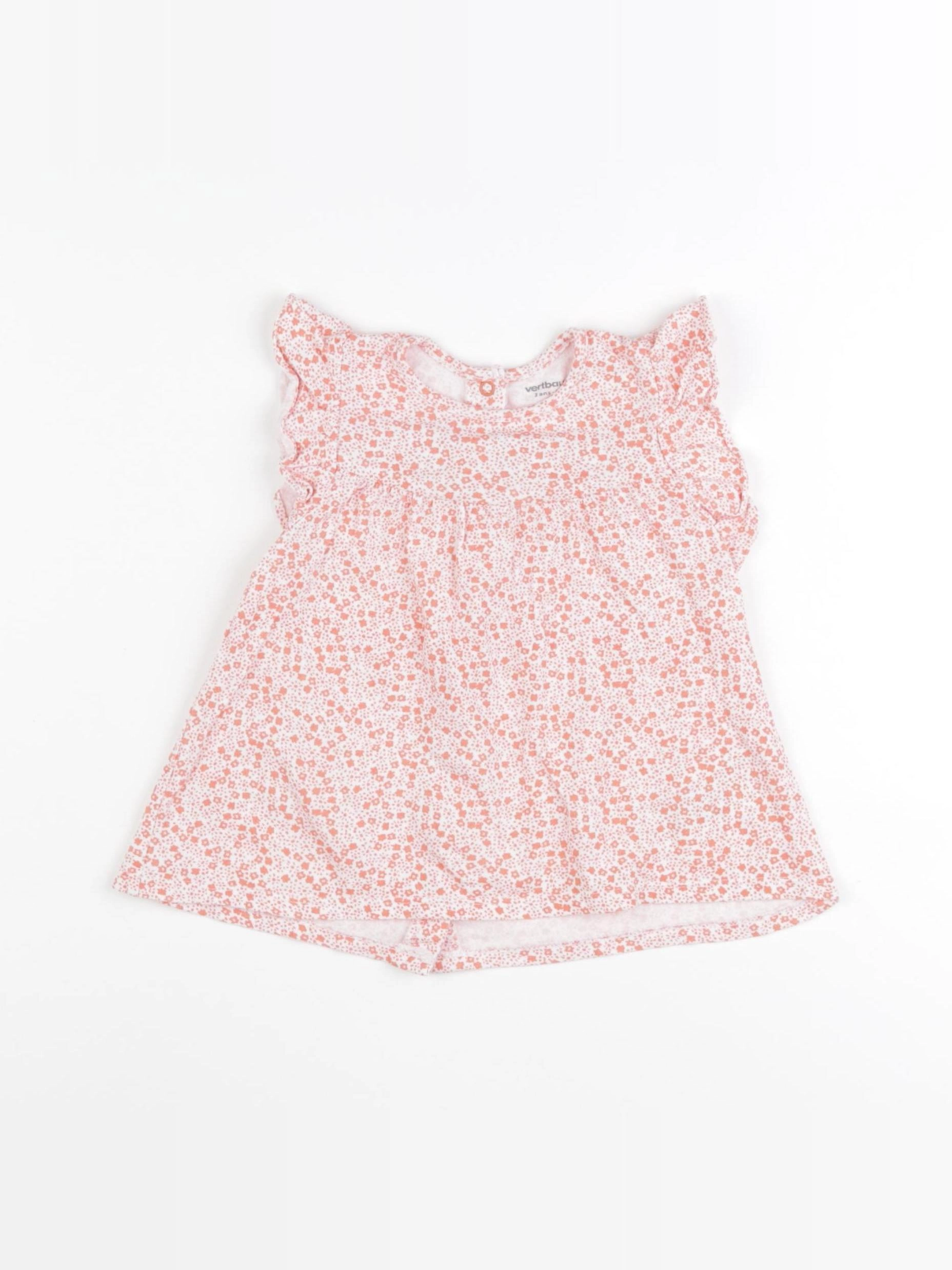 Vertbaudet - tee-shirt orange - 2 ans