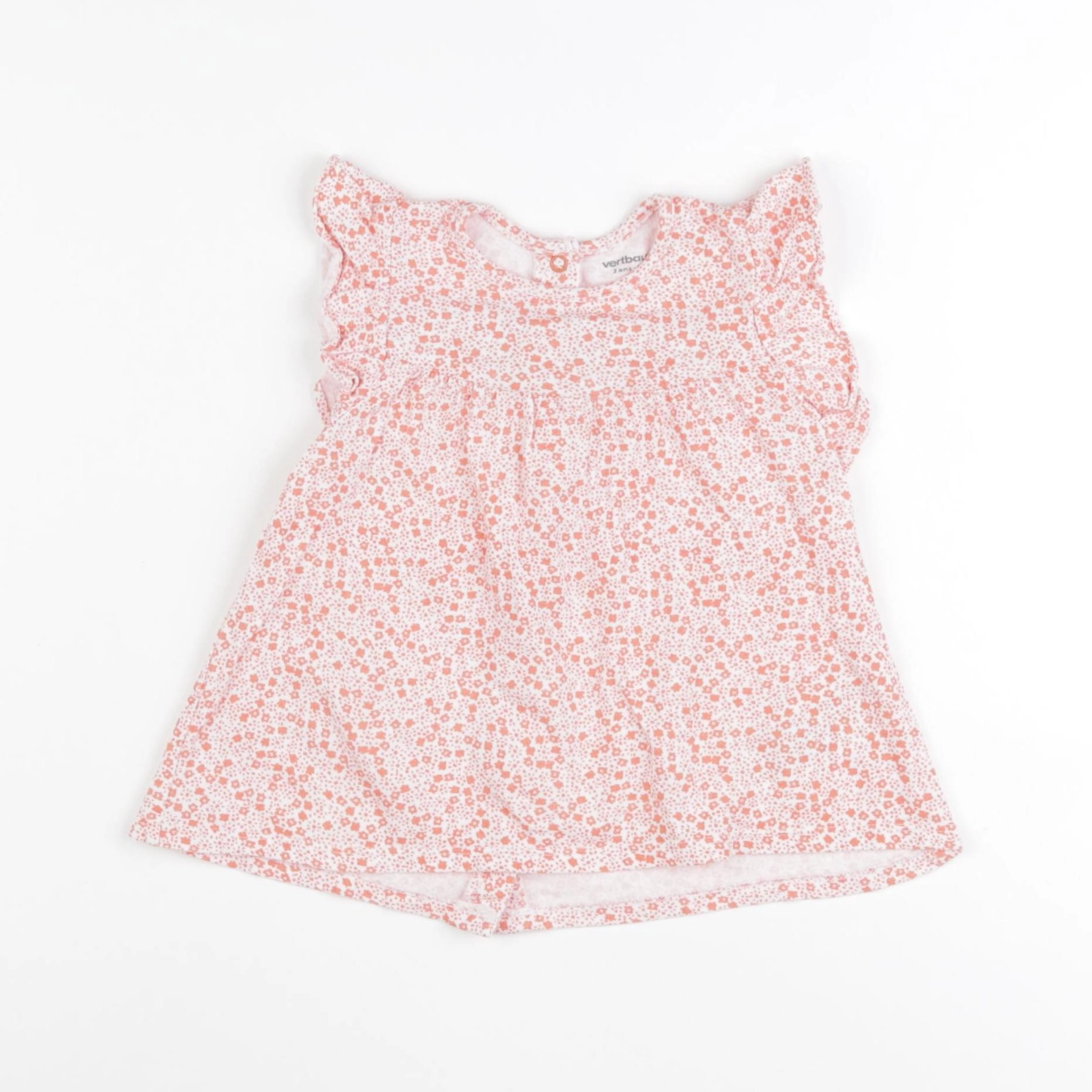Vertbaudet - tee-shirt orange - 2 ans