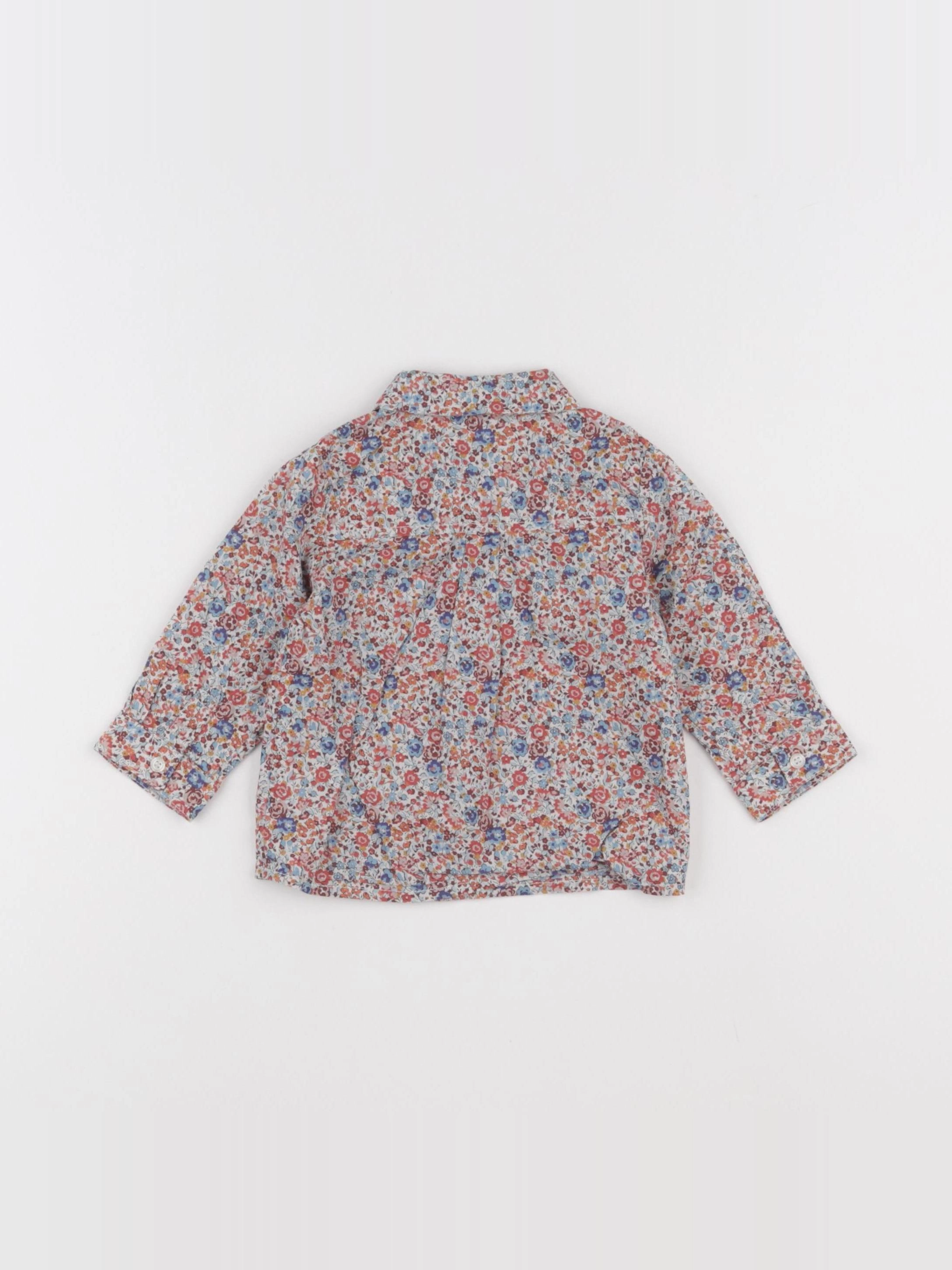 Tartine & Chocolat - chemise rouge - 6 mois