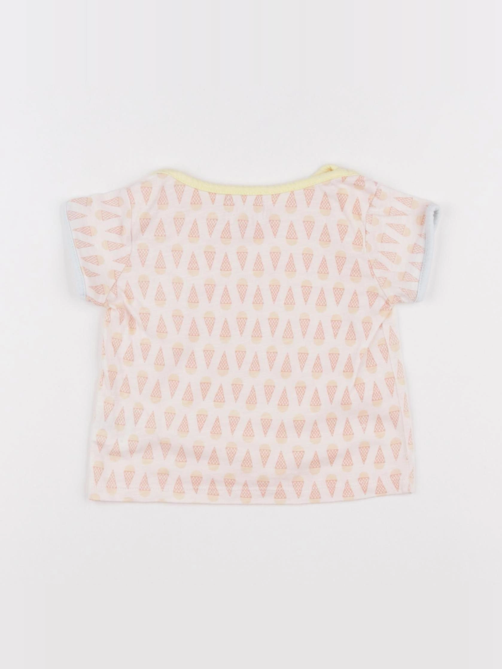 Blune - tee-shirt rose - 12 mois