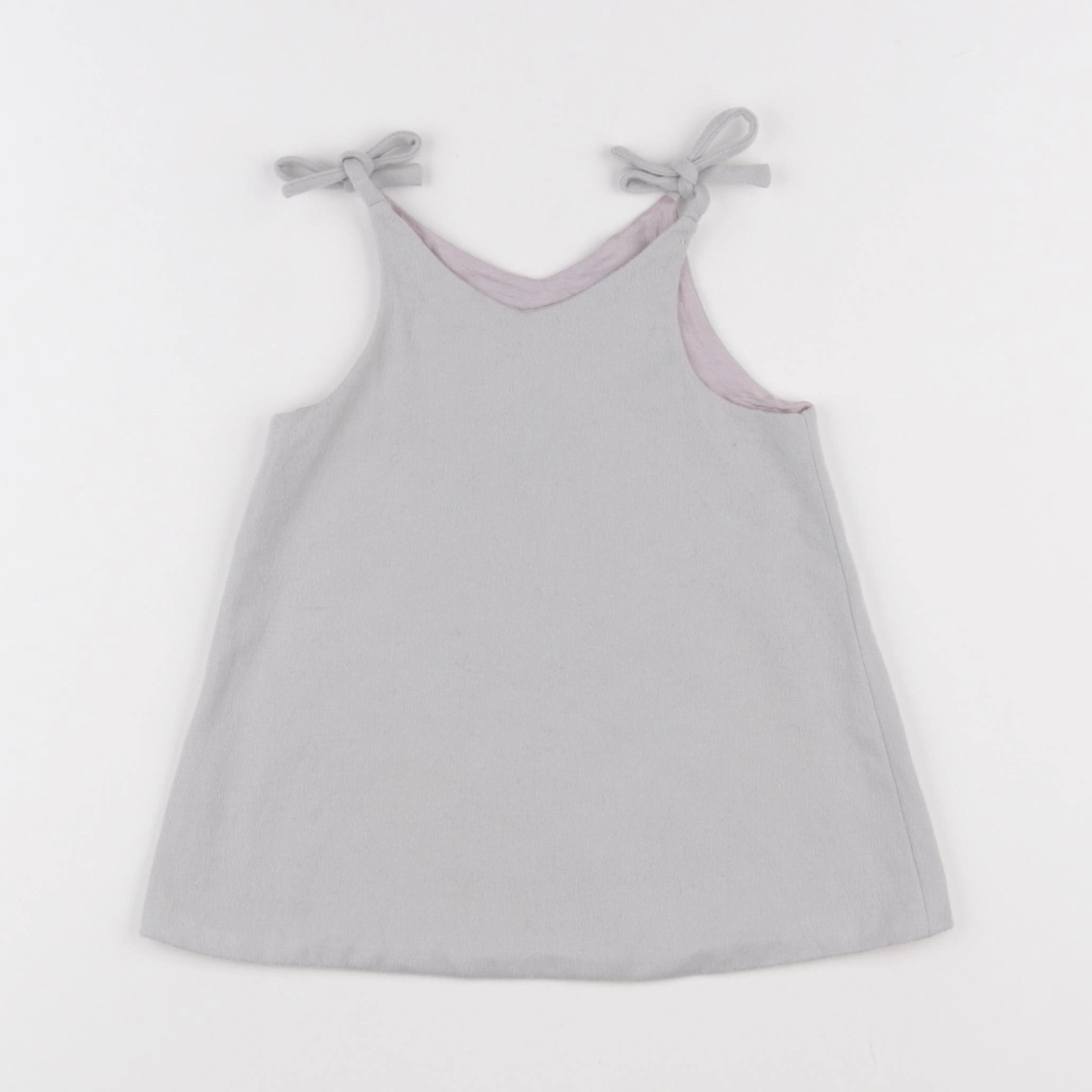 Bonpoint - robe gris - 12 mois