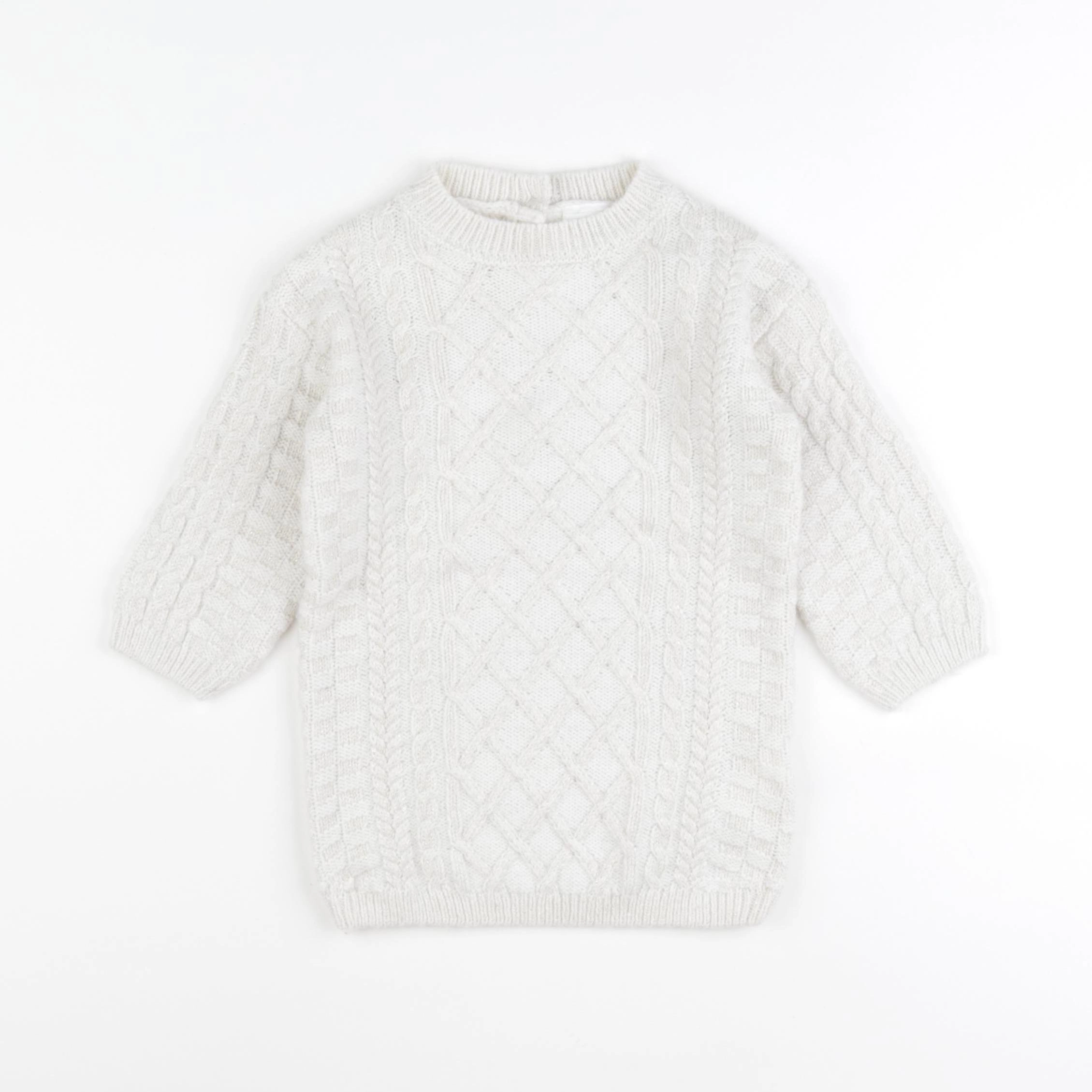 Tape à l'oeil - robe blanc - 18 mois
