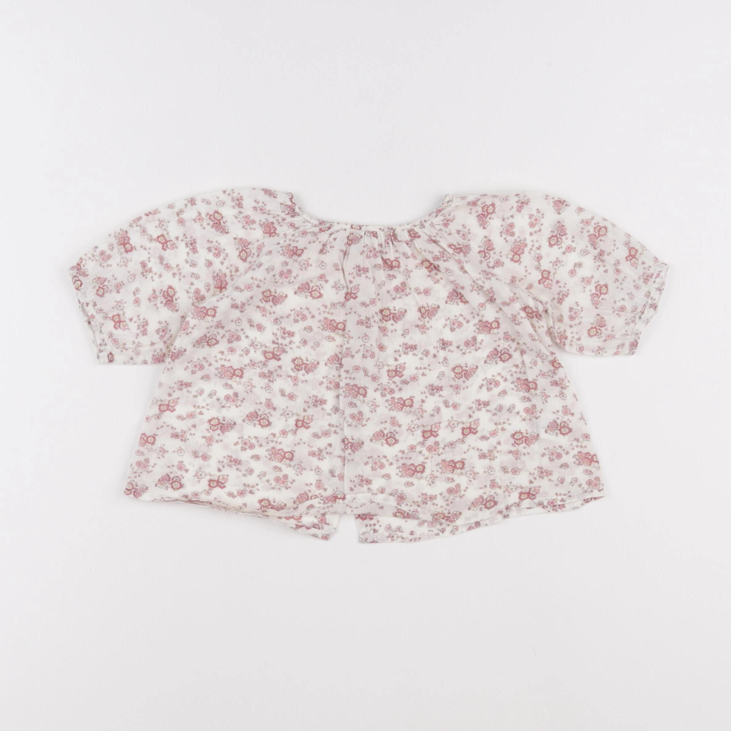 Bonpoint - blouse beige - 12 mois