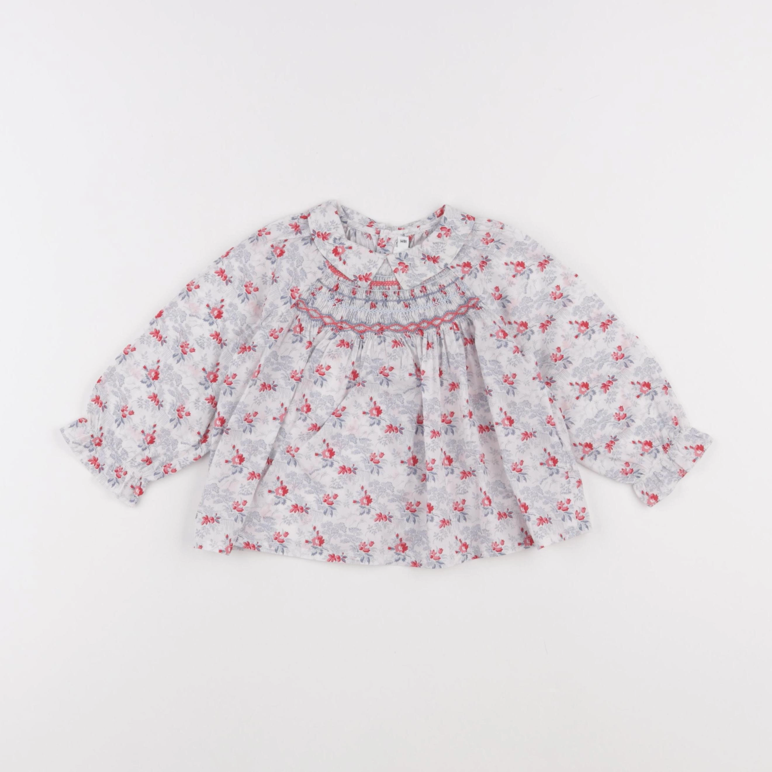 Bonpoint - blouse blanc - 18 mois