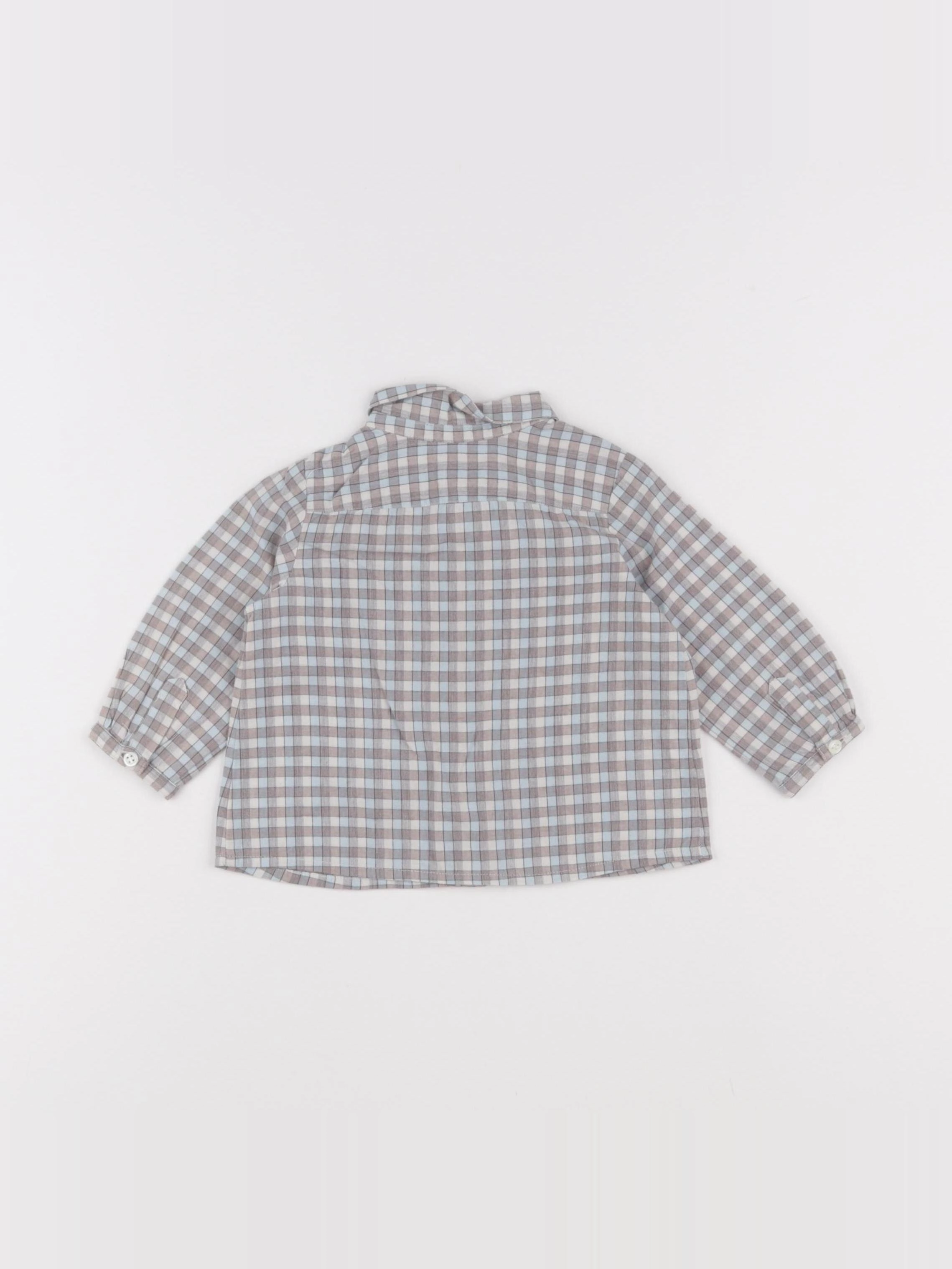 Bonpoint - chemise bleu - 6 mois