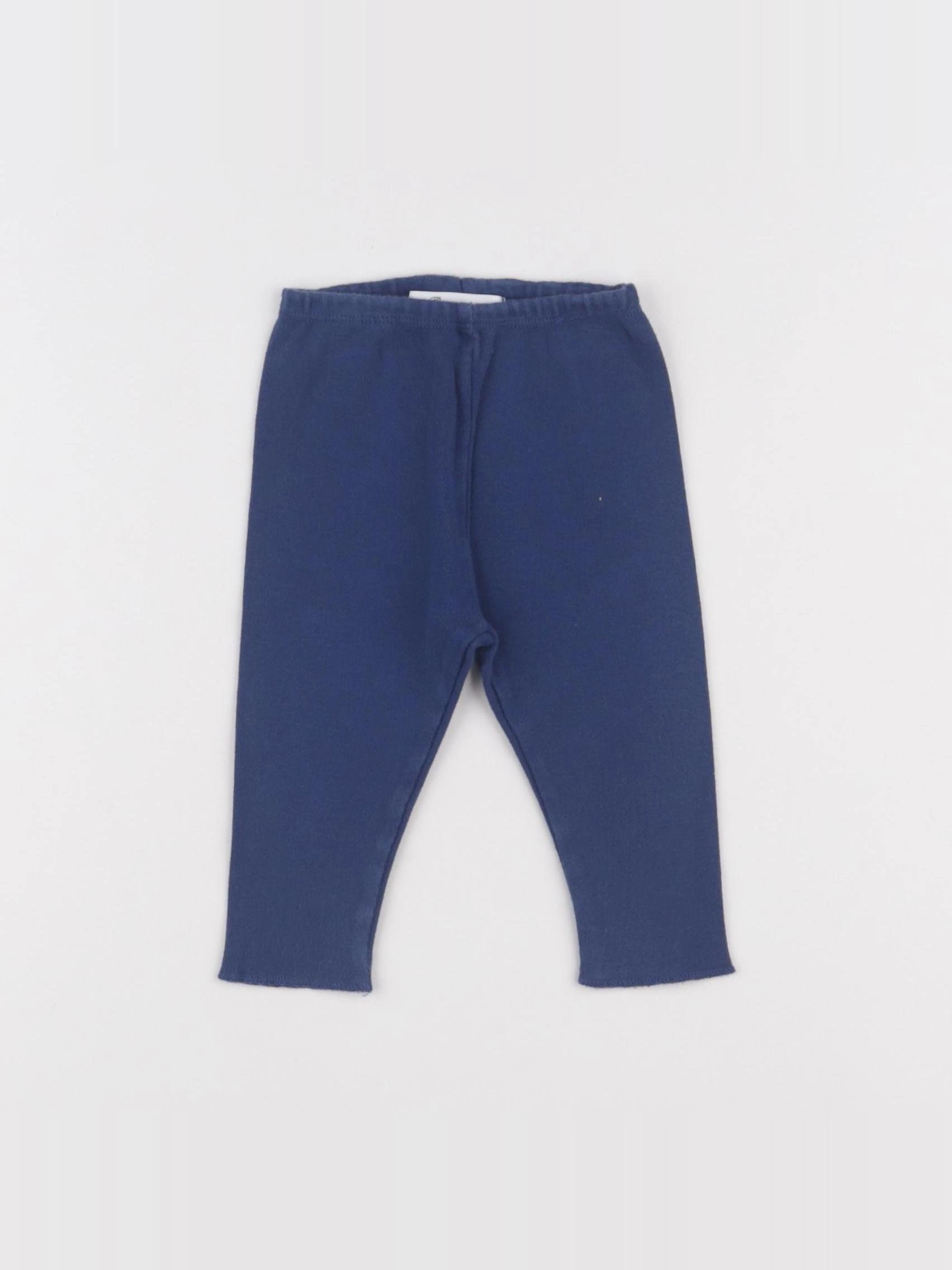 Bonpoint - legging bleu - 6 mois