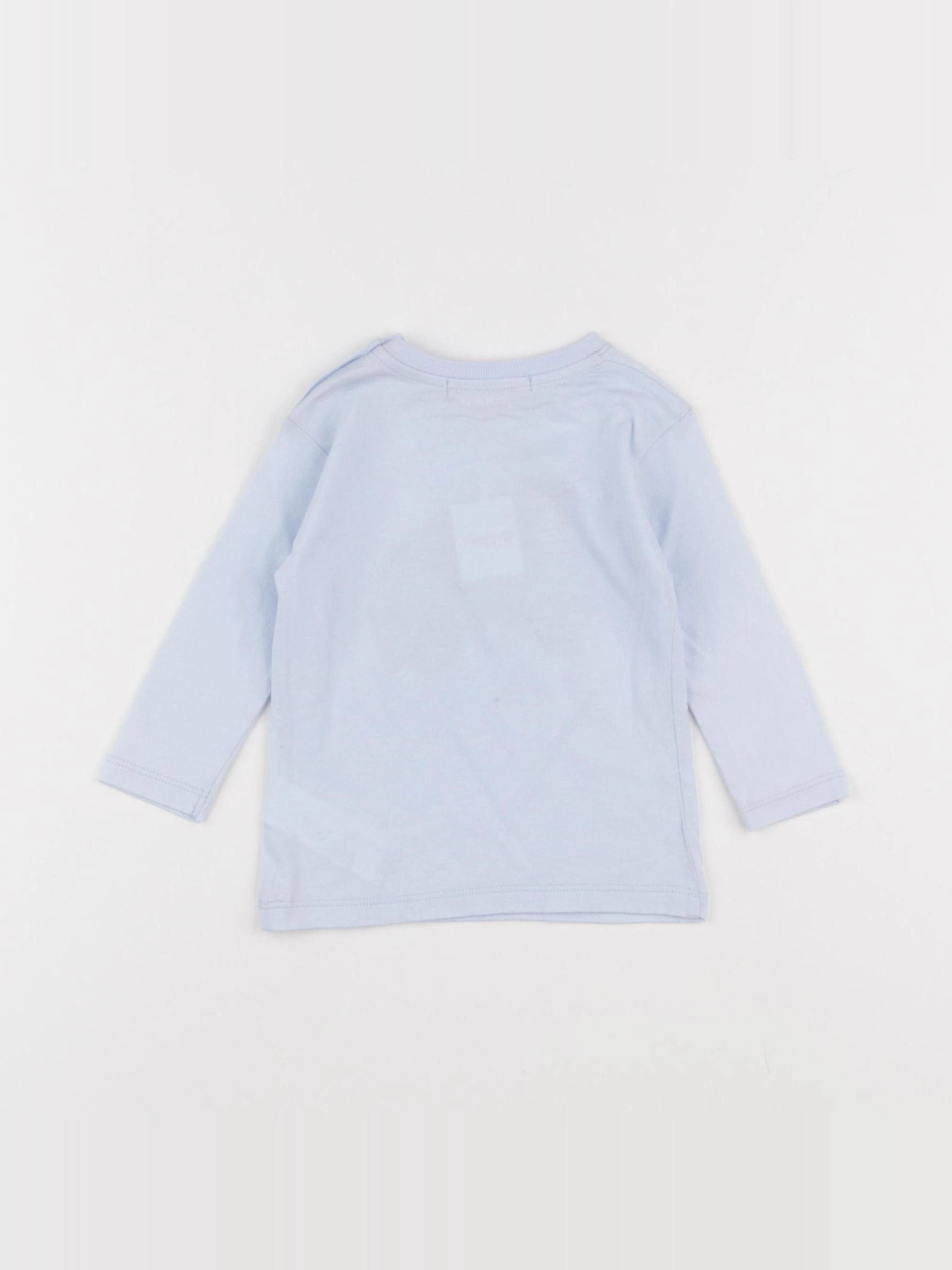 Bonpoint - tee-shirt bleu - 6 mois