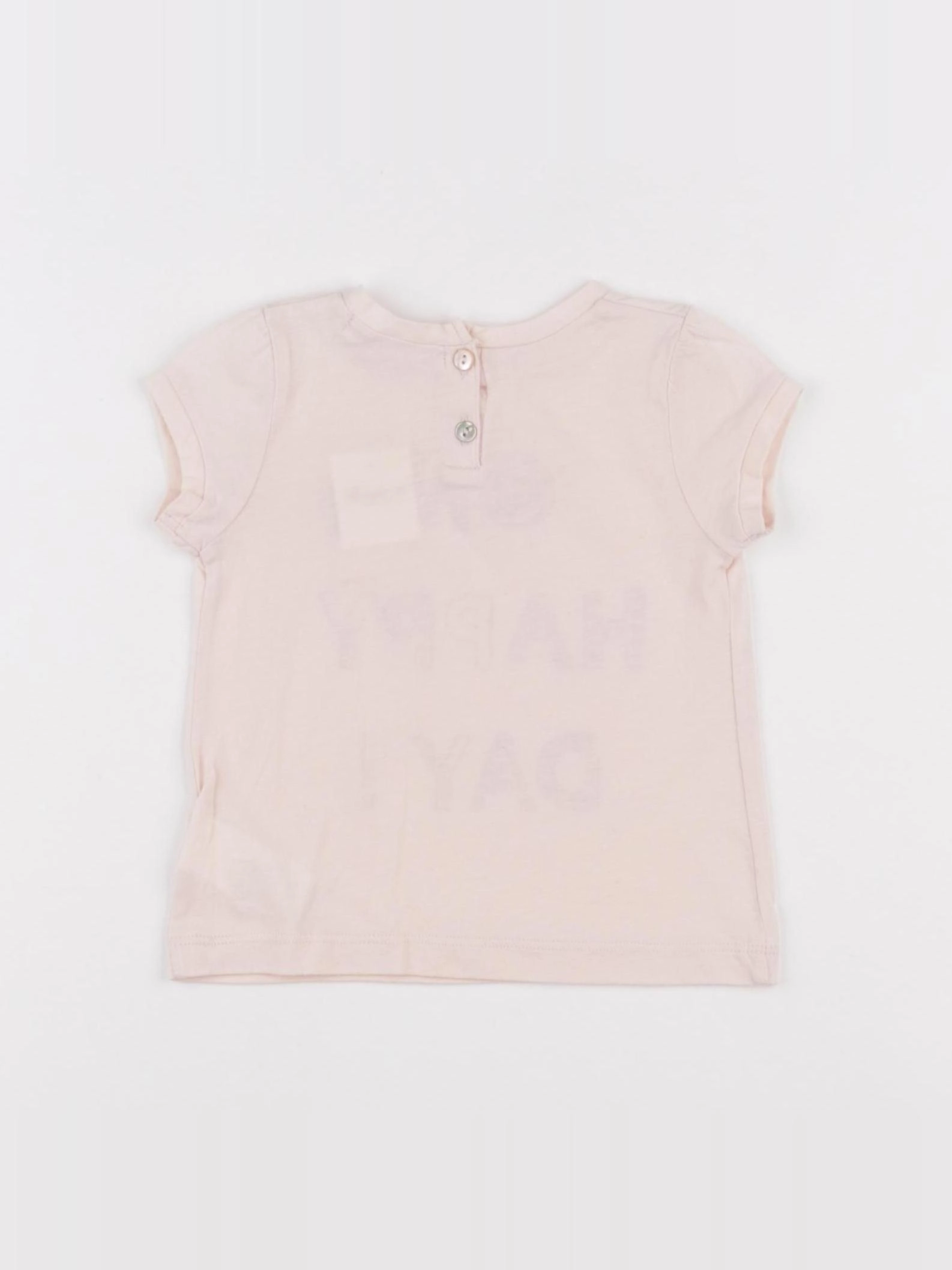 Bonpoint - tee-shirt rose - 12 mois