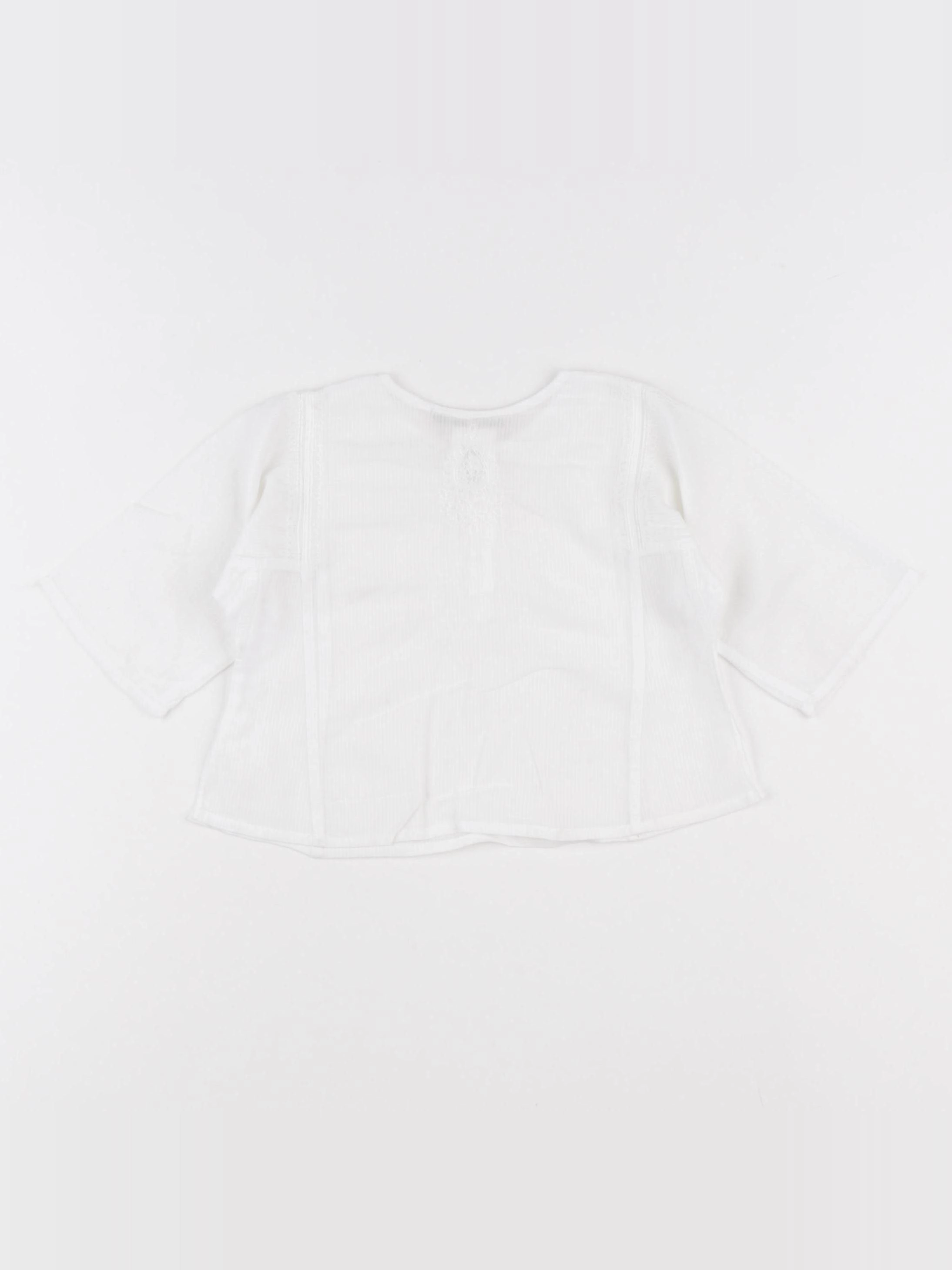 Bonpoint - blouse blanc - 6 mois