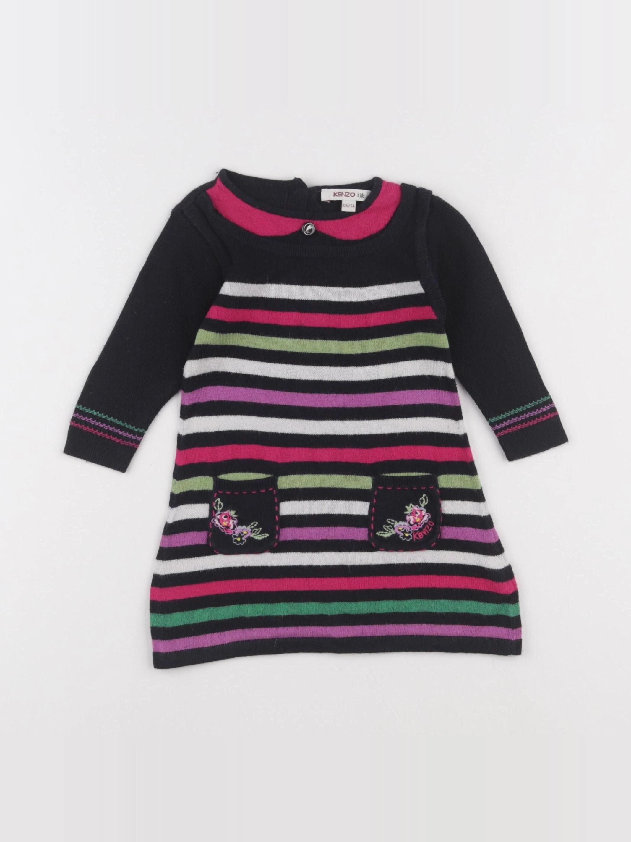 Kenzo - robe multicolore - 12 mois
