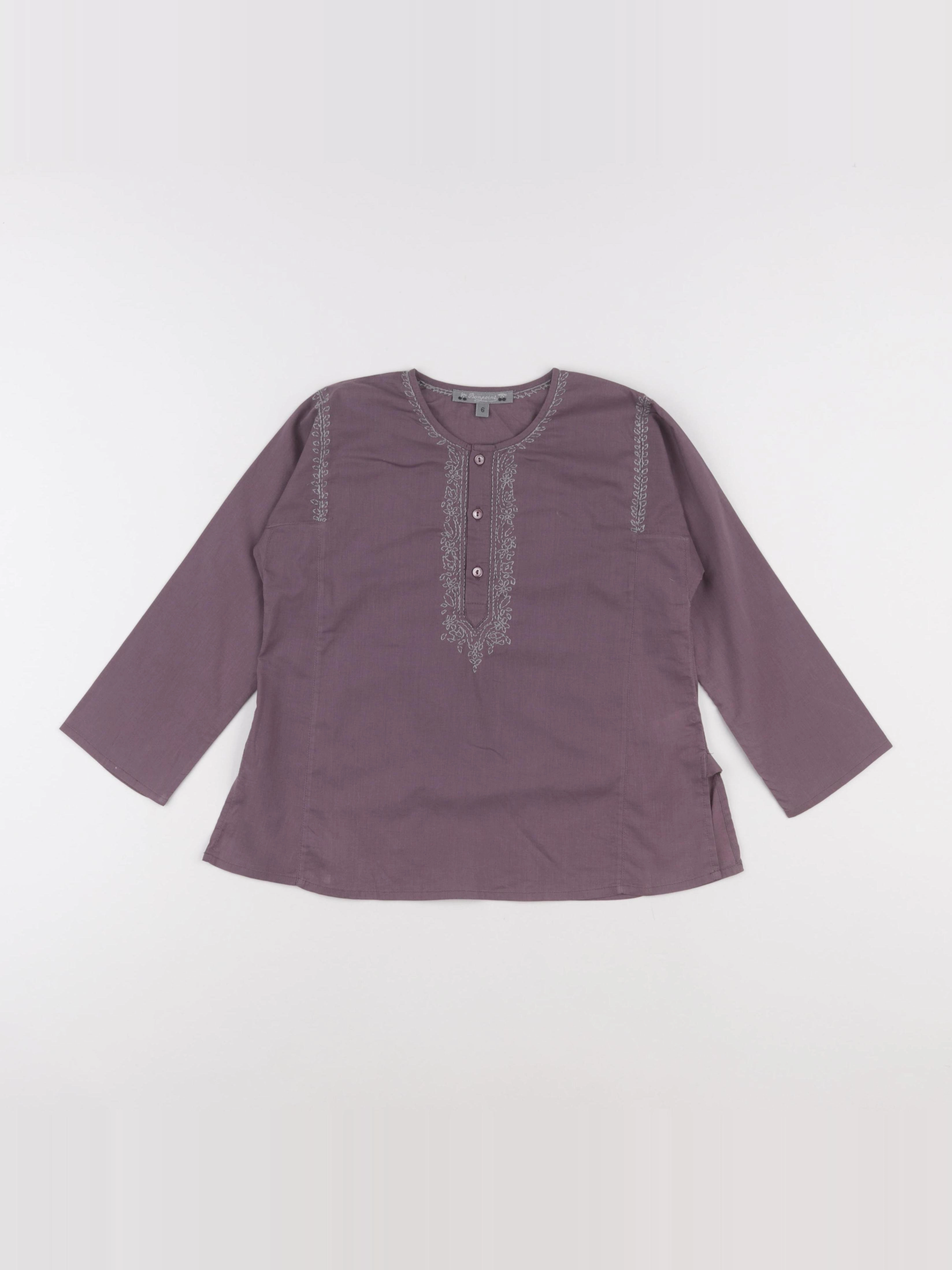Bonpoint - blouse violet - 6 ans