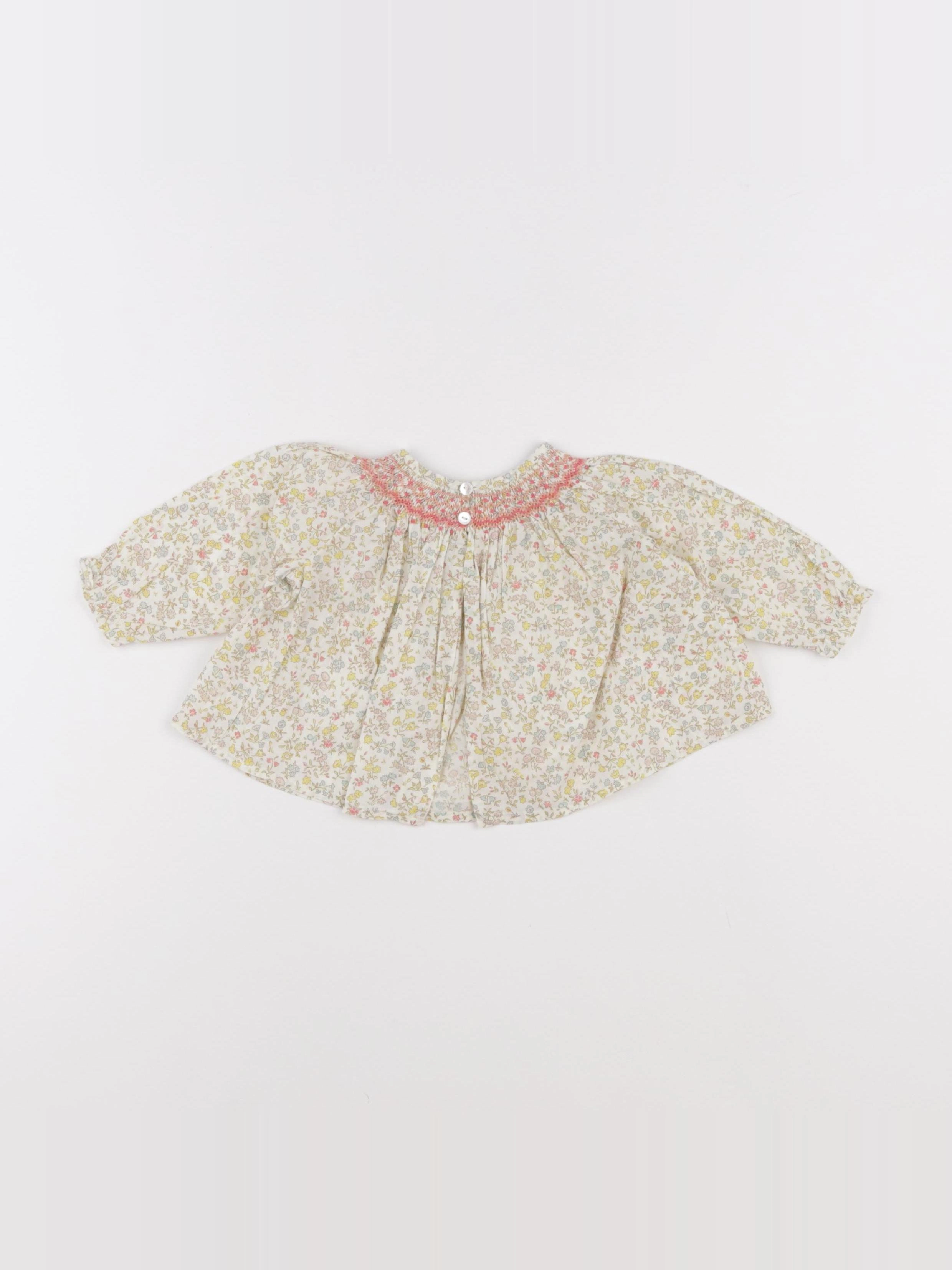 Bonpoint - blouse beige - 3 mois