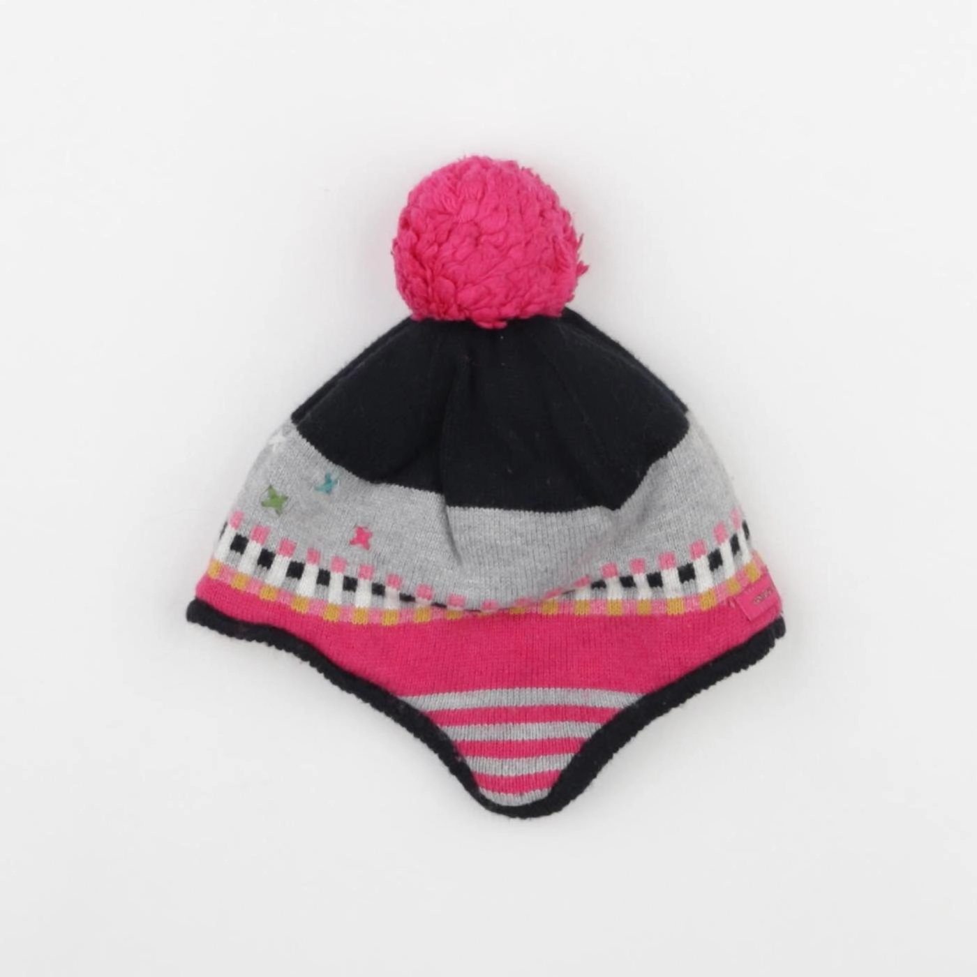 Catimini - bonnet multicolore - 3/6 mois