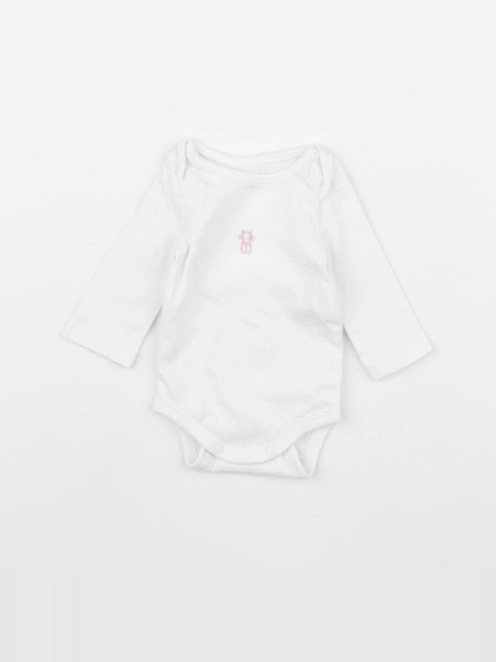 Obaïbi - body blanc - 0 mois