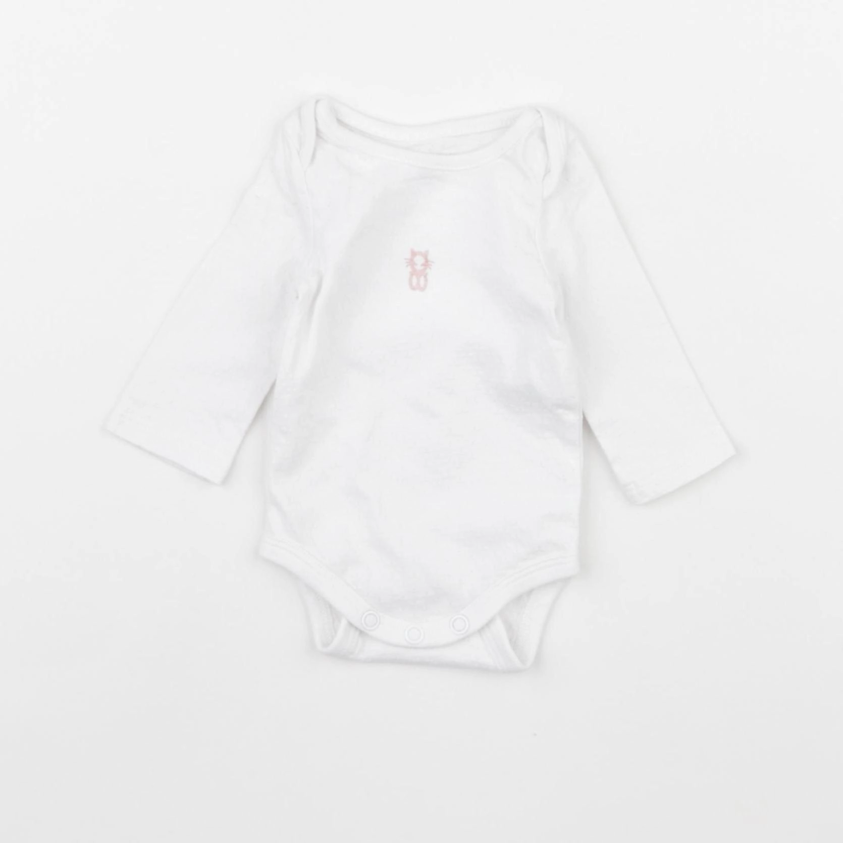 Obaïbi - body blanc - 0 mois